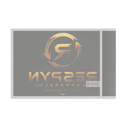 Flag — Respyn Apparel Gold Logo Flag (Gaming/Streamer Decor)