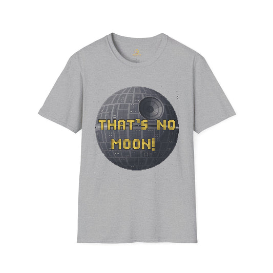 Retro Pixel Space Station T-Shirt – Sci-Fi Gaming Style Tee, Galactic Pixel Art Shirt, Minimalist Space Graphic Tee