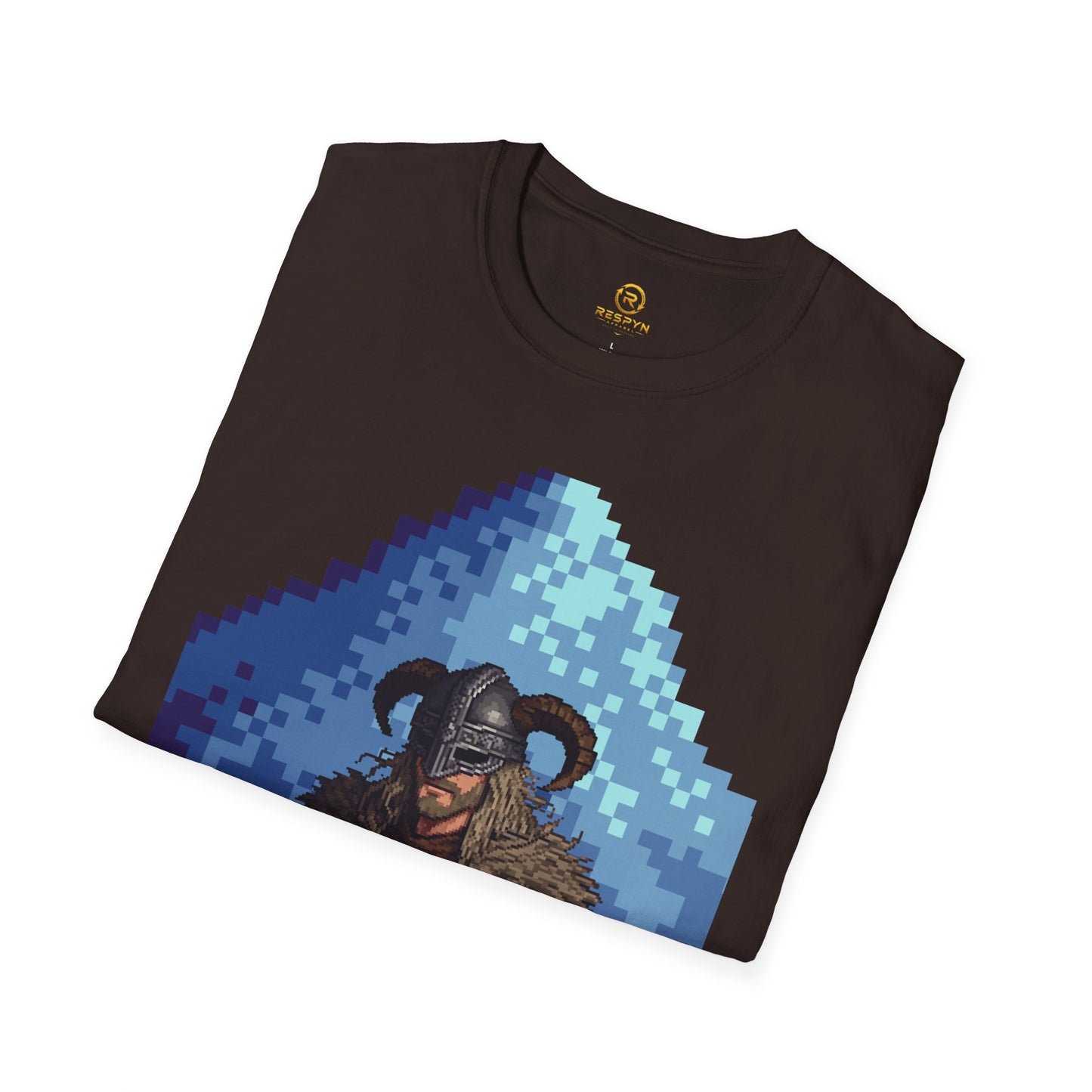 Dragonborn Pixel Shirt – Skyrim Inspired Tee | Retro RPG Gaming T-Shirt | Nordic Warrior Graphic Tee | Gift for Gamers