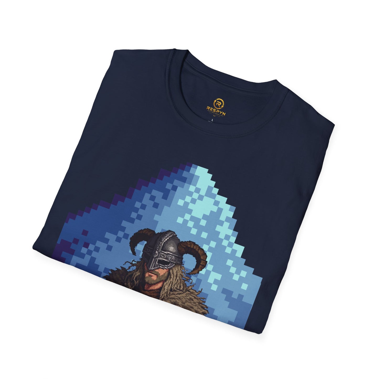 Dragonborn Pixel Shirt – Skyrim Inspired Tee | Retro RPG Gaming T-Shirt | Nordic Warrior Graphic Tee | Gift for Gamers