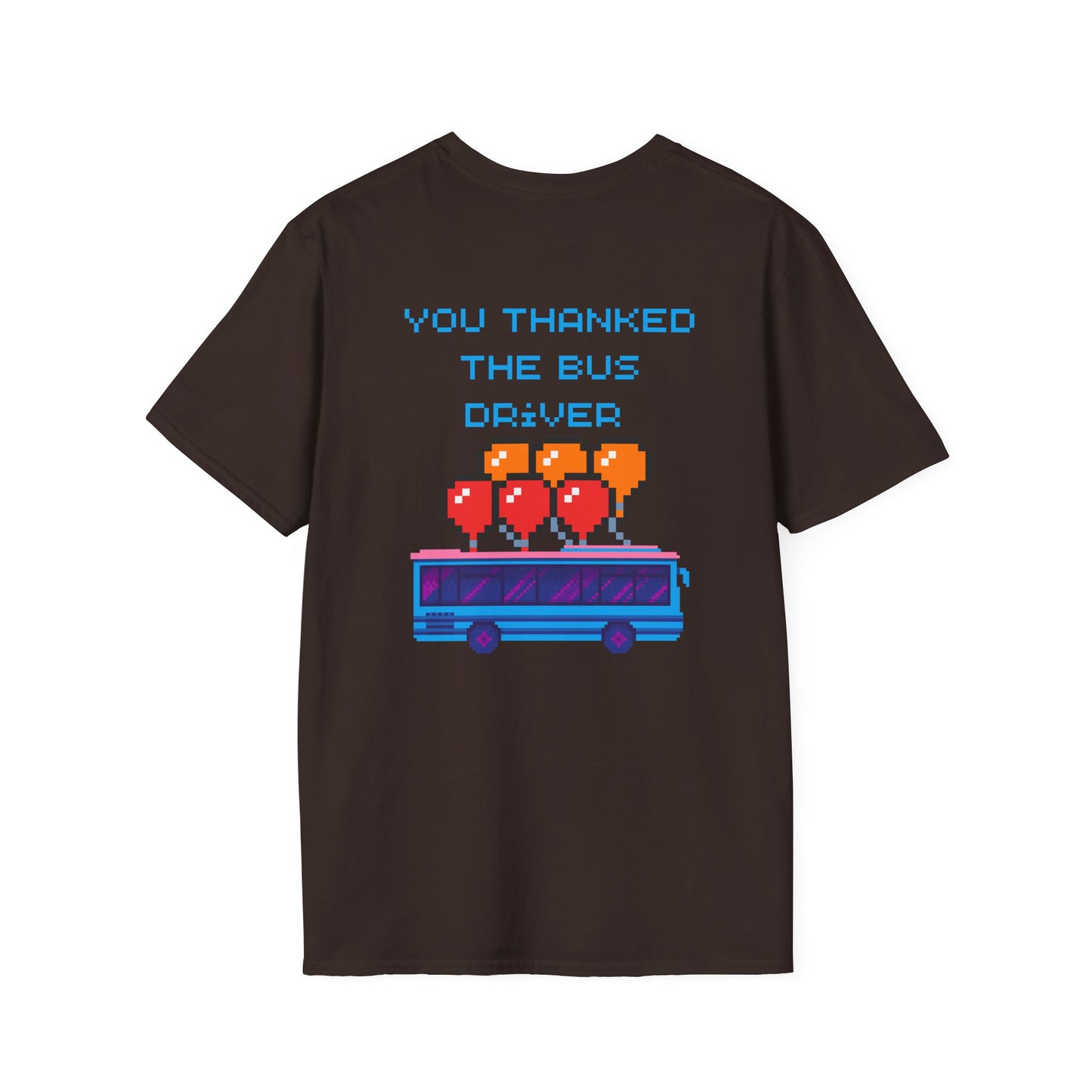 Thank the Bus Driver Shirt – Retro Pixel Gaming Tee, Funny Gamer Gift, Battle Royale Inspired T-Shirt