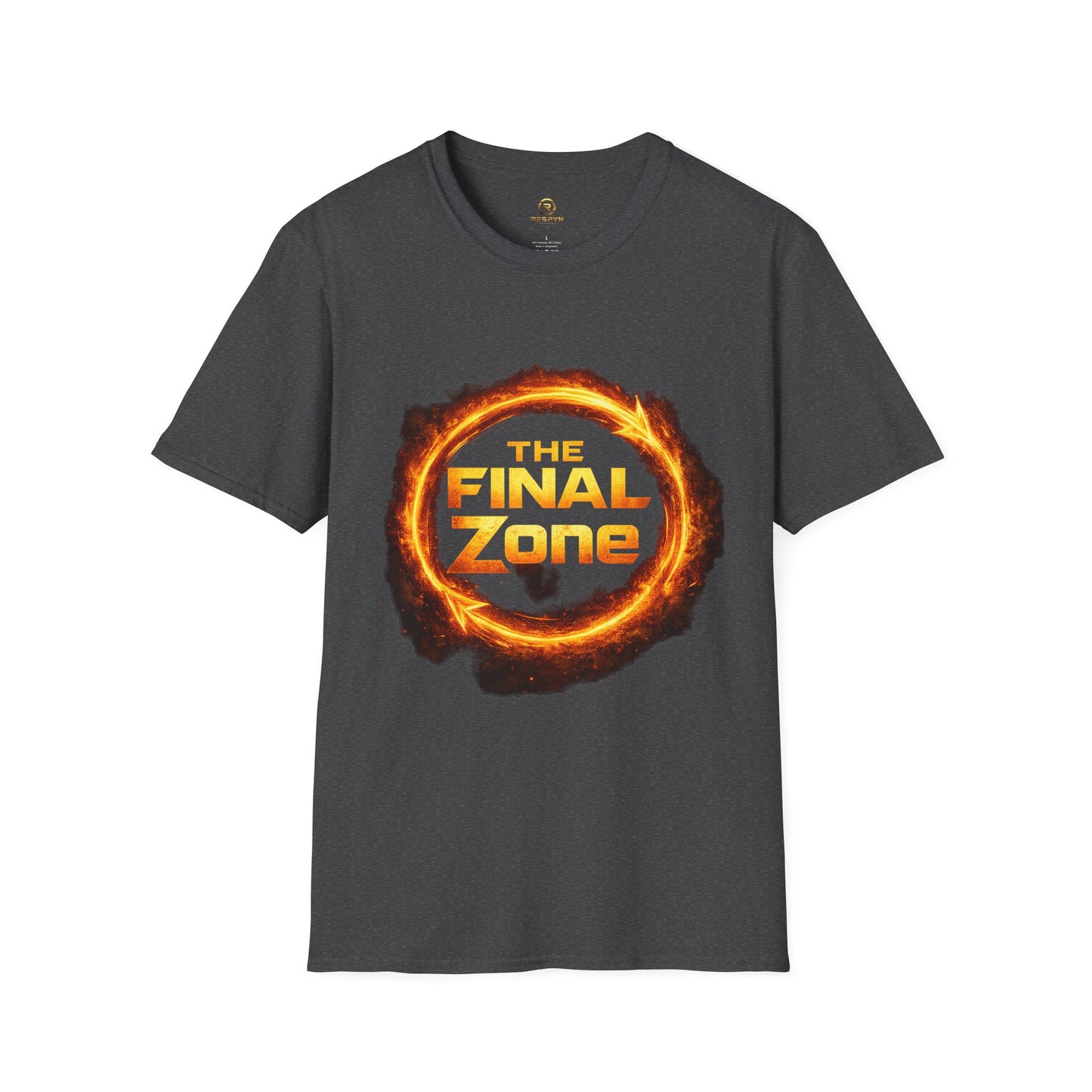 The Final Zone Graphic T-Shirt — Respyn Apparel Fiery Logo Tee