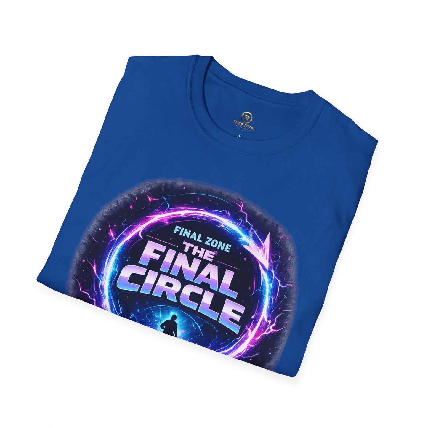 Final Circle Graphic T-Shirt — 'Final Zone' Neon Gamer Tee