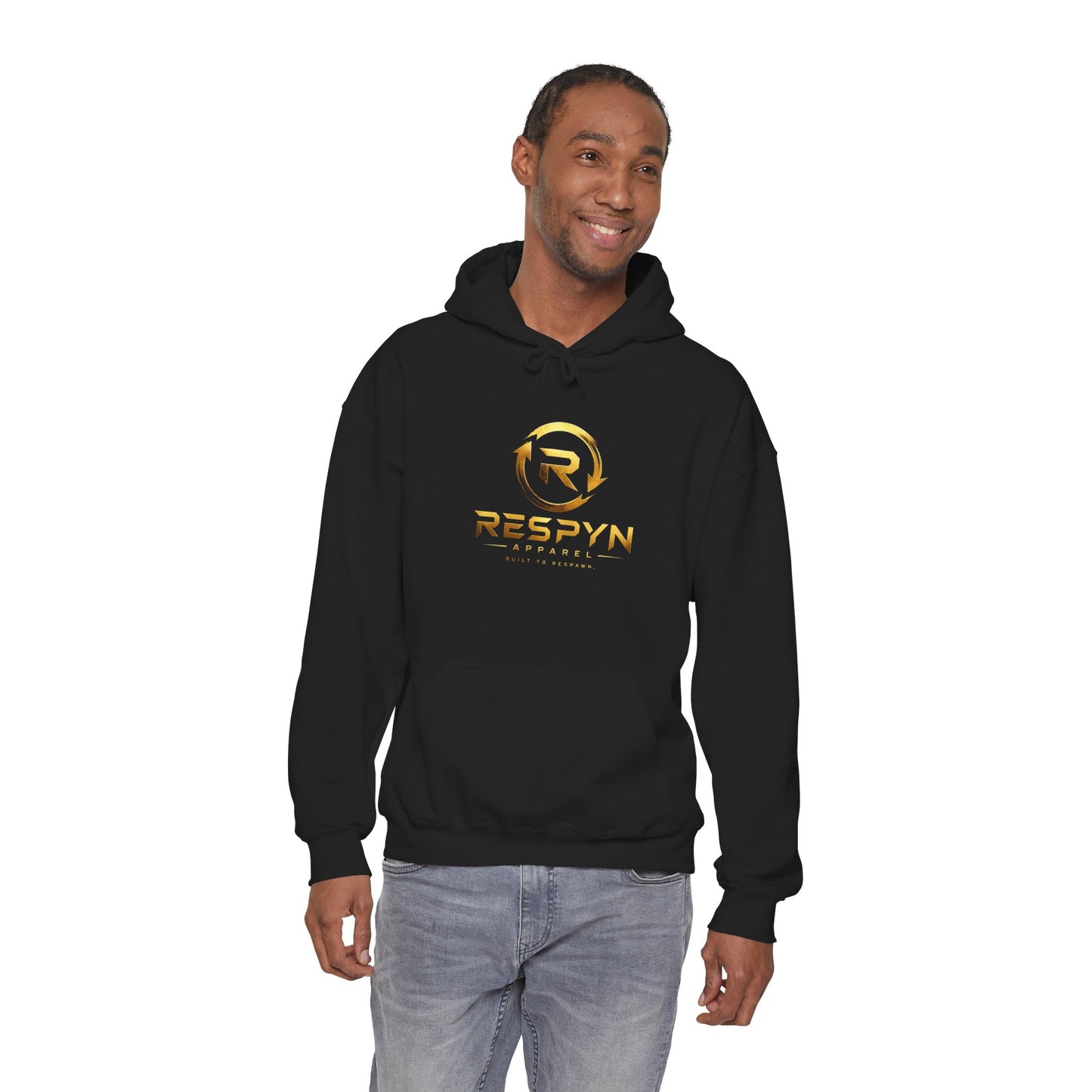 Respyn Gaming Hoodie — "Connection Lost" Retro Futuristic Logo Sweatshirt