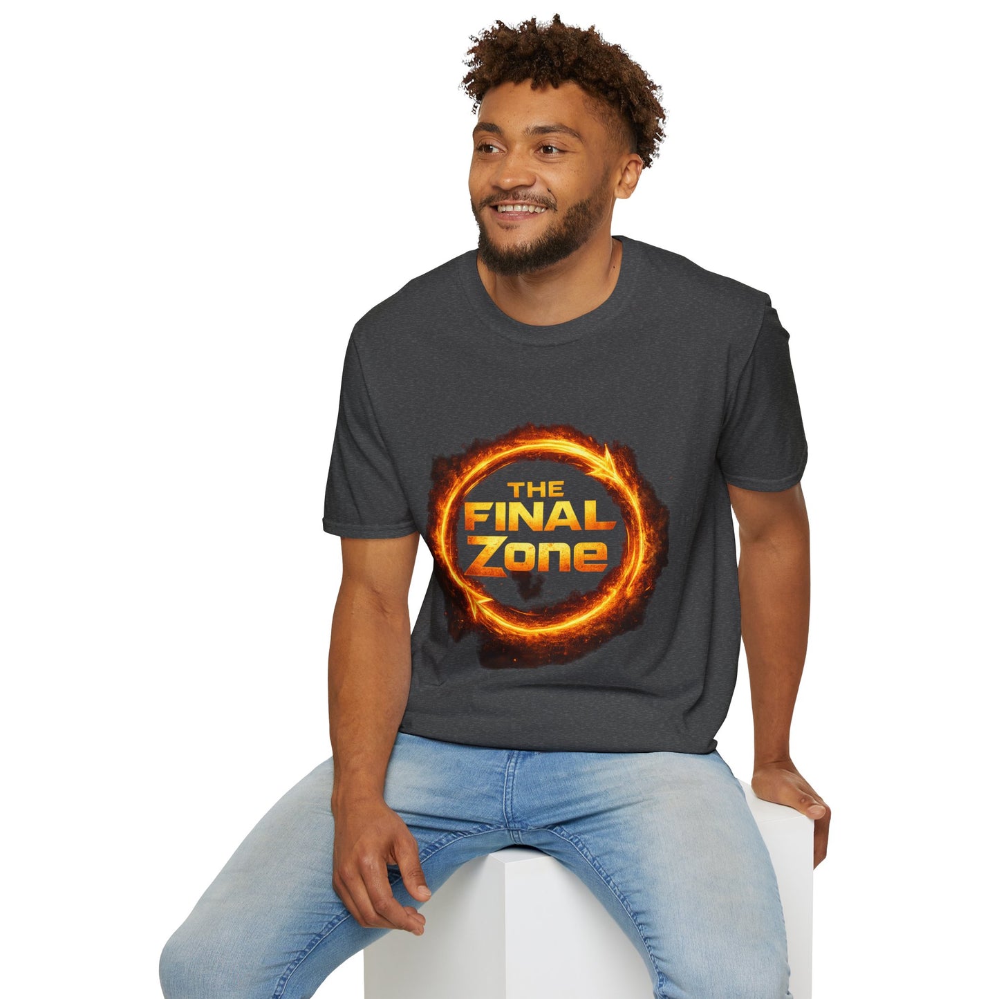 The Final Zone Graphic T-Shirt — Respyn Apparel Fiery Logo Tee