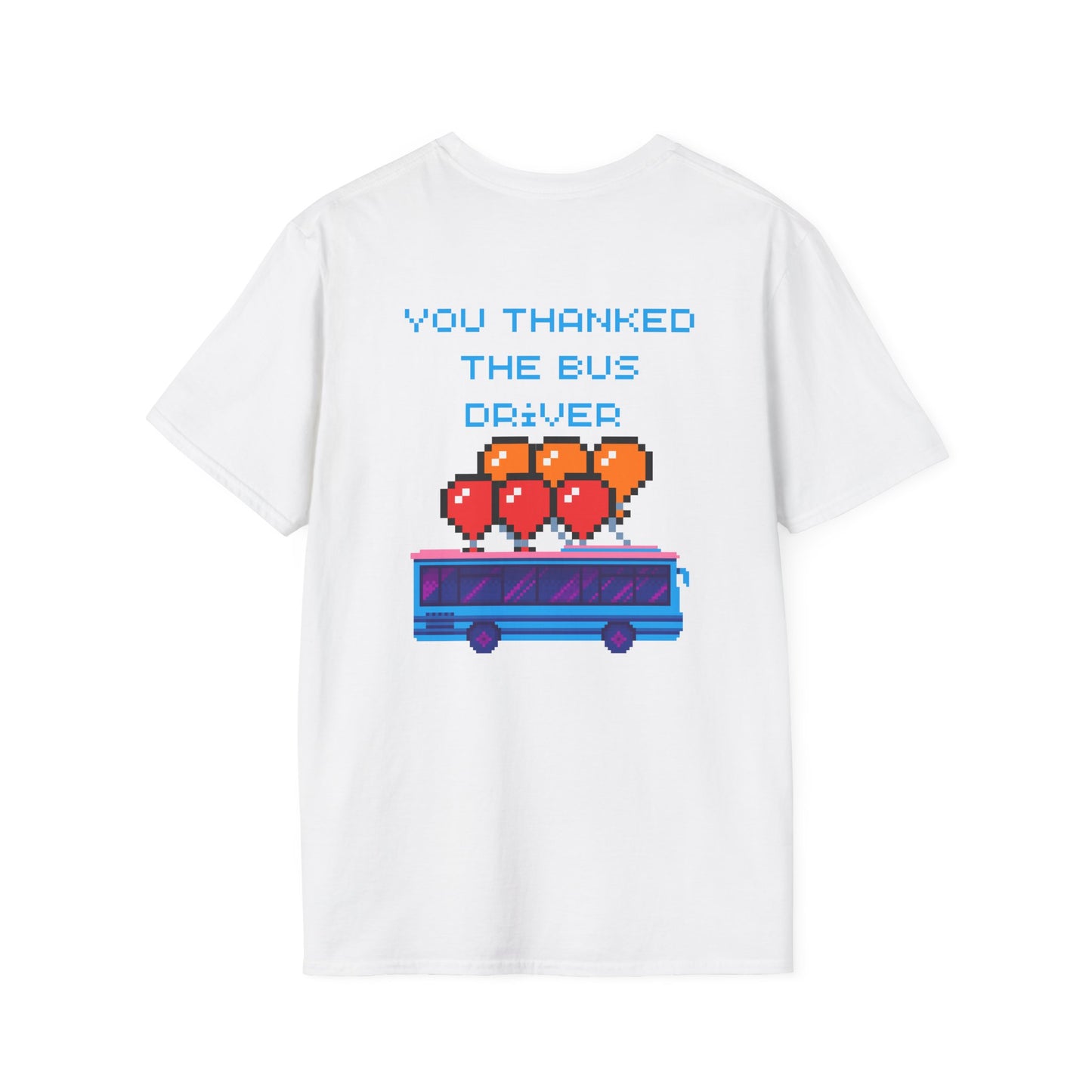 Thank the Bus Driver Shirt – Retro Pixel Gaming Tee, Funny Gamer Gift, Battle Royale Inspired T-Shirt