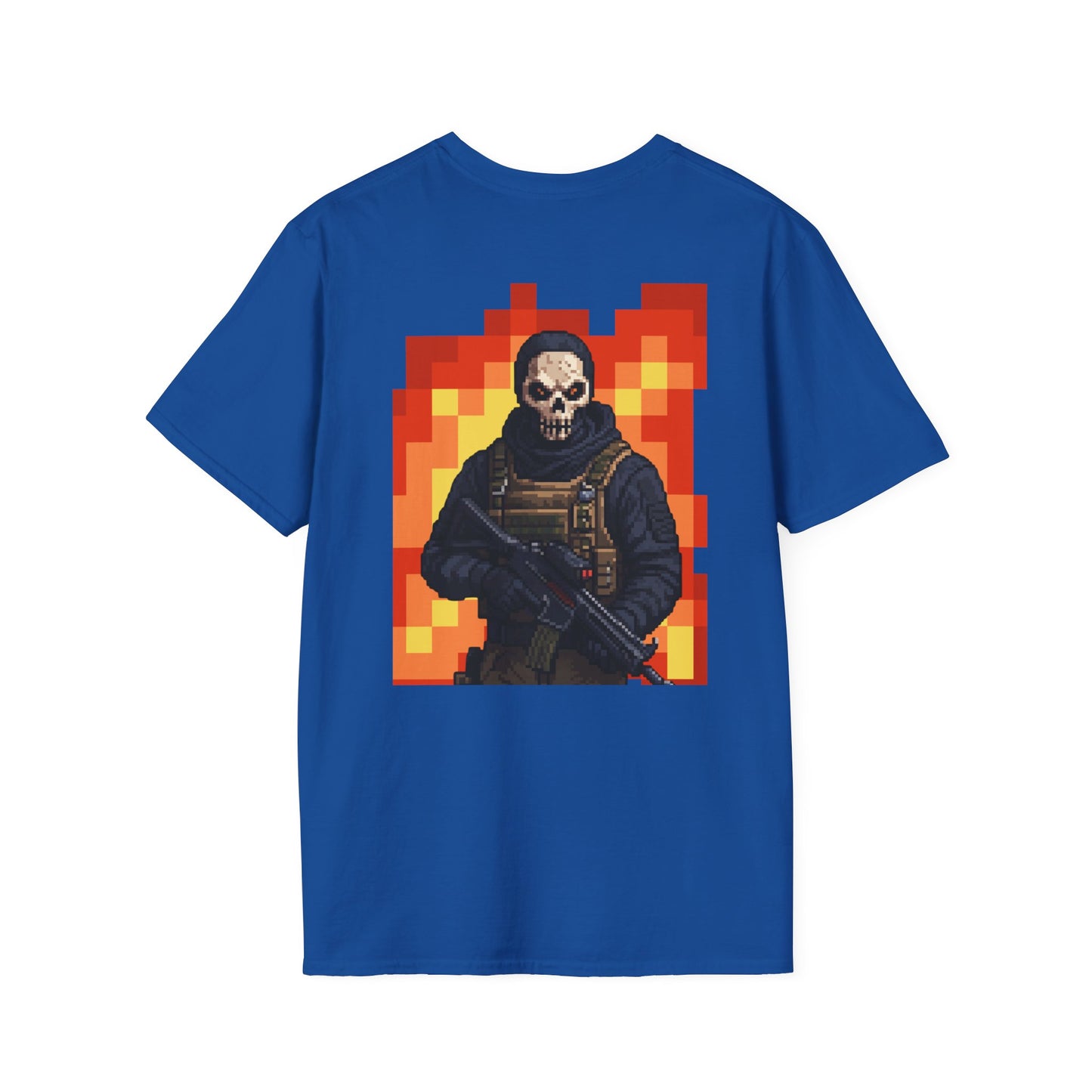 Stealth Skull Operator T-Shirt | Tactical Military Graphic Tee | Ghost-Inspired Warzone Style Shirt | Gamer Streetwear