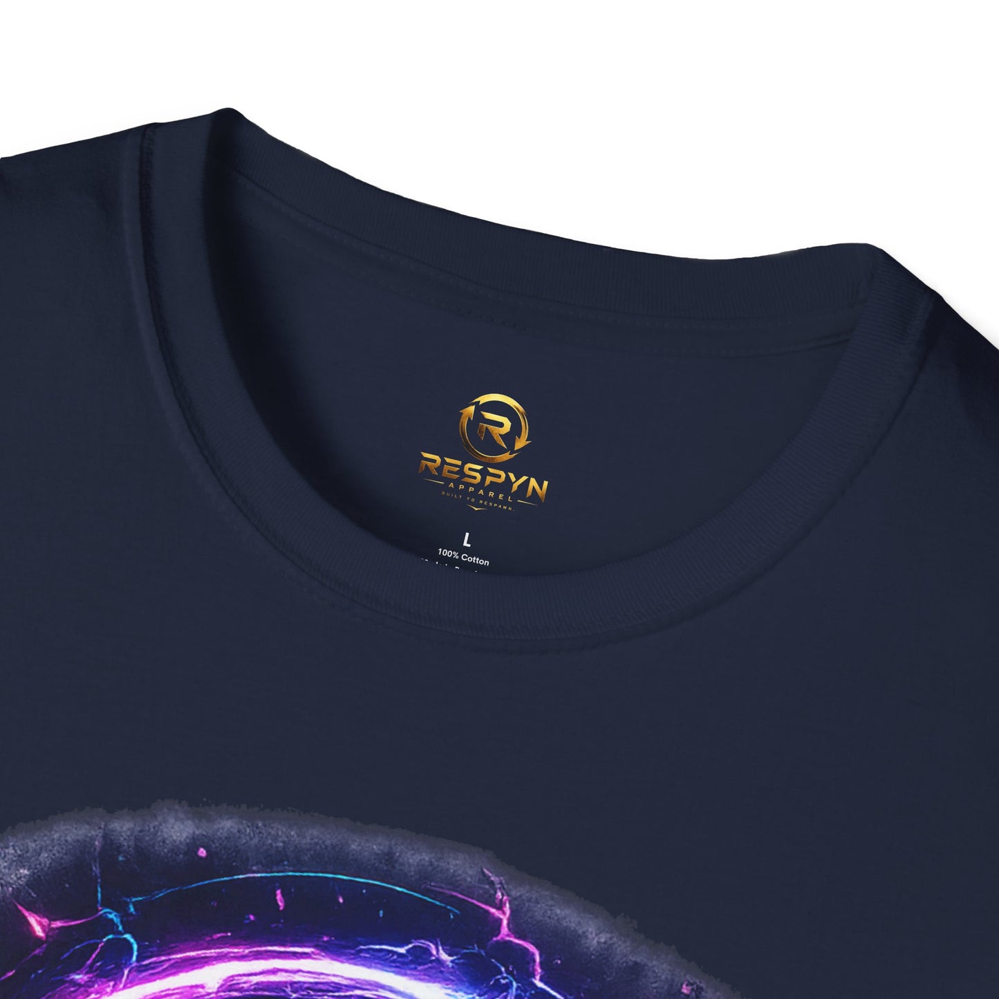 Final Circle Graphic T-Shirt — 'Final Zone' Neon Gamer Tee
