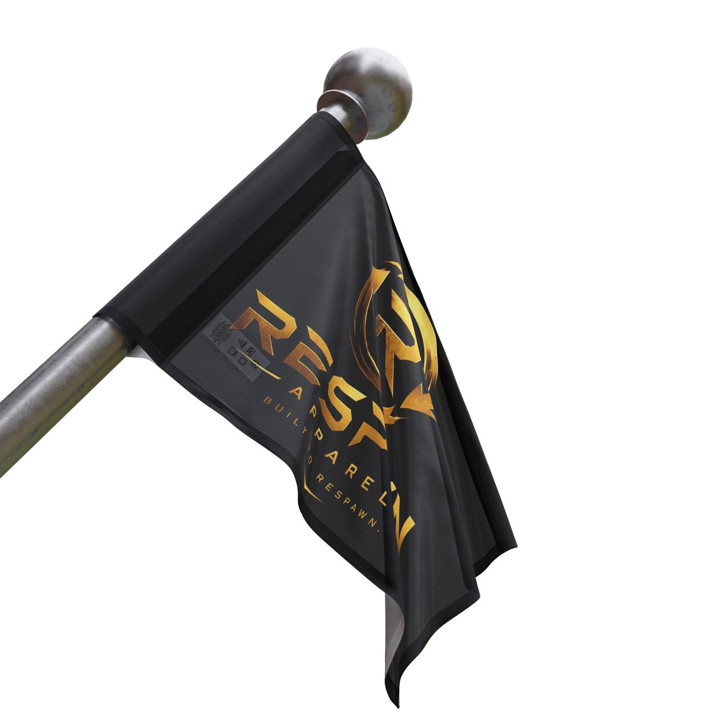 Flag — Respyn Apparel Gold Logo Flag (Gaming/Streamer Decor)