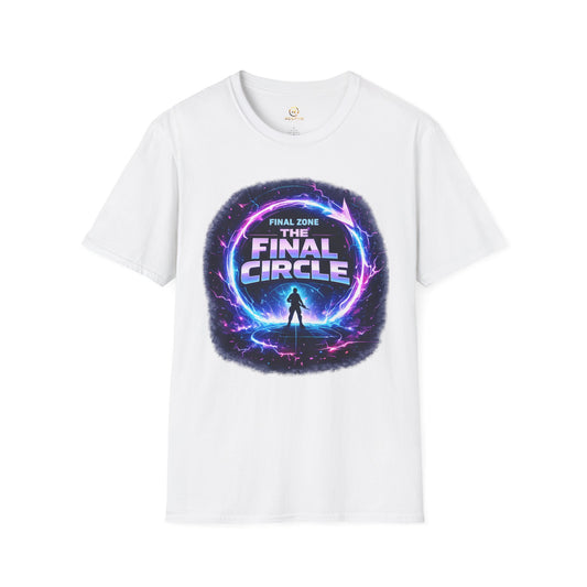 Final Circle Graphic T-Shirt — 'Final Zone' Neon Gamer Tee