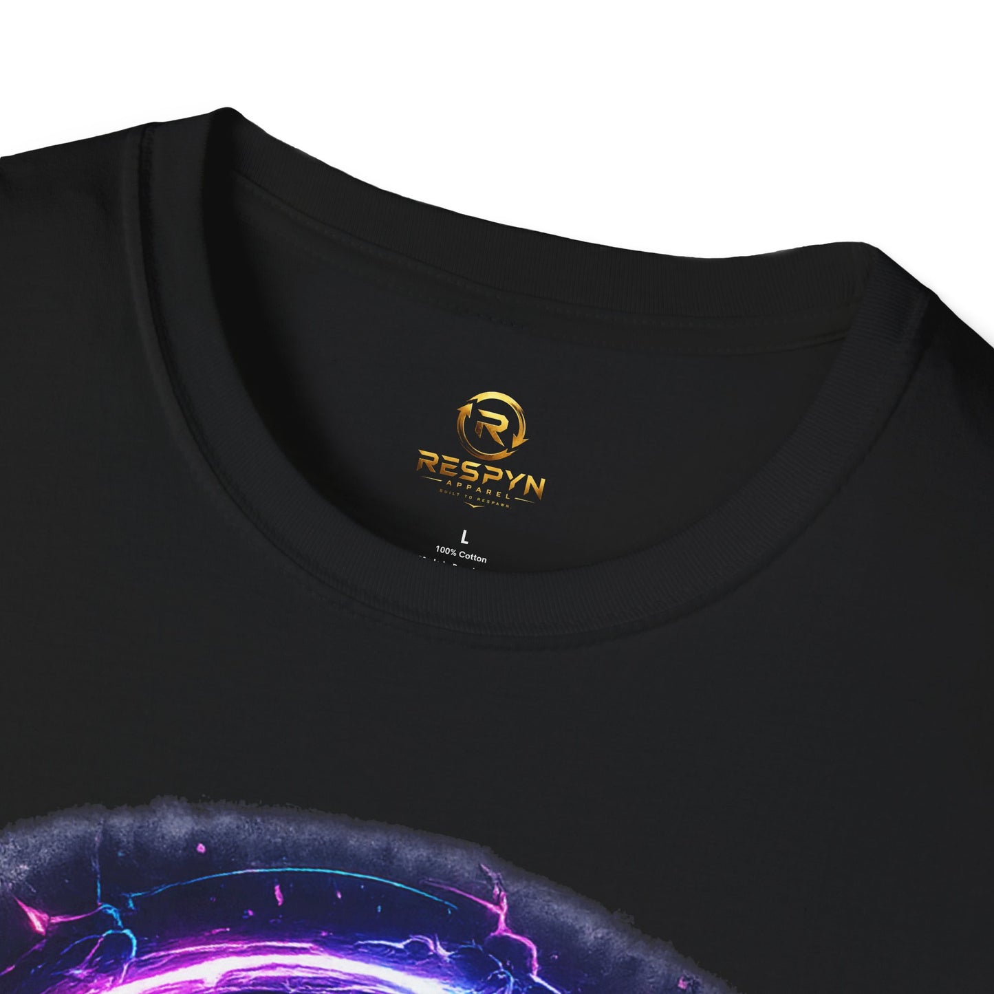 Final Circle Graphic T-Shirt — 'Final Zone' Neon Gamer Tee