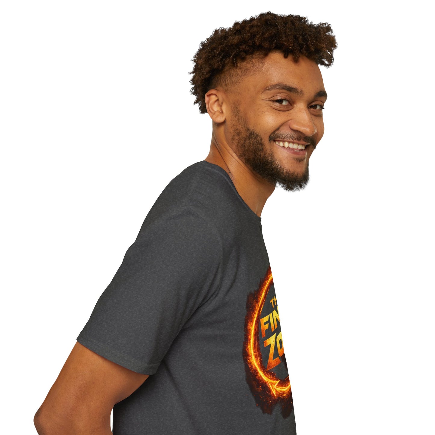 The Final Zone Graphic T-Shirt — Respyn Apparel Fiery Logo Tee