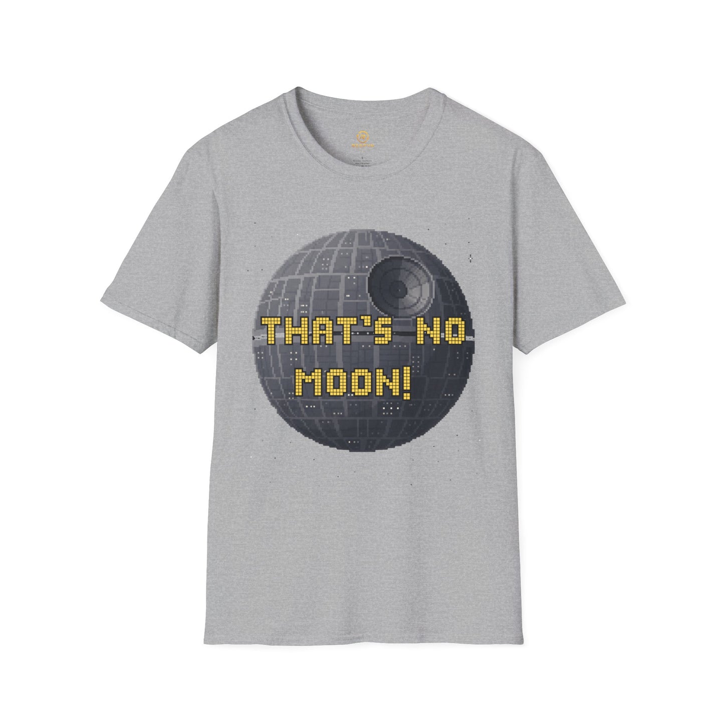 Retro Pixel Space Station T-Shirt – Sci-Fi Gaming Style Tee, Galactic Pixel Art Shirt, Minimalist Space Graphic Tee