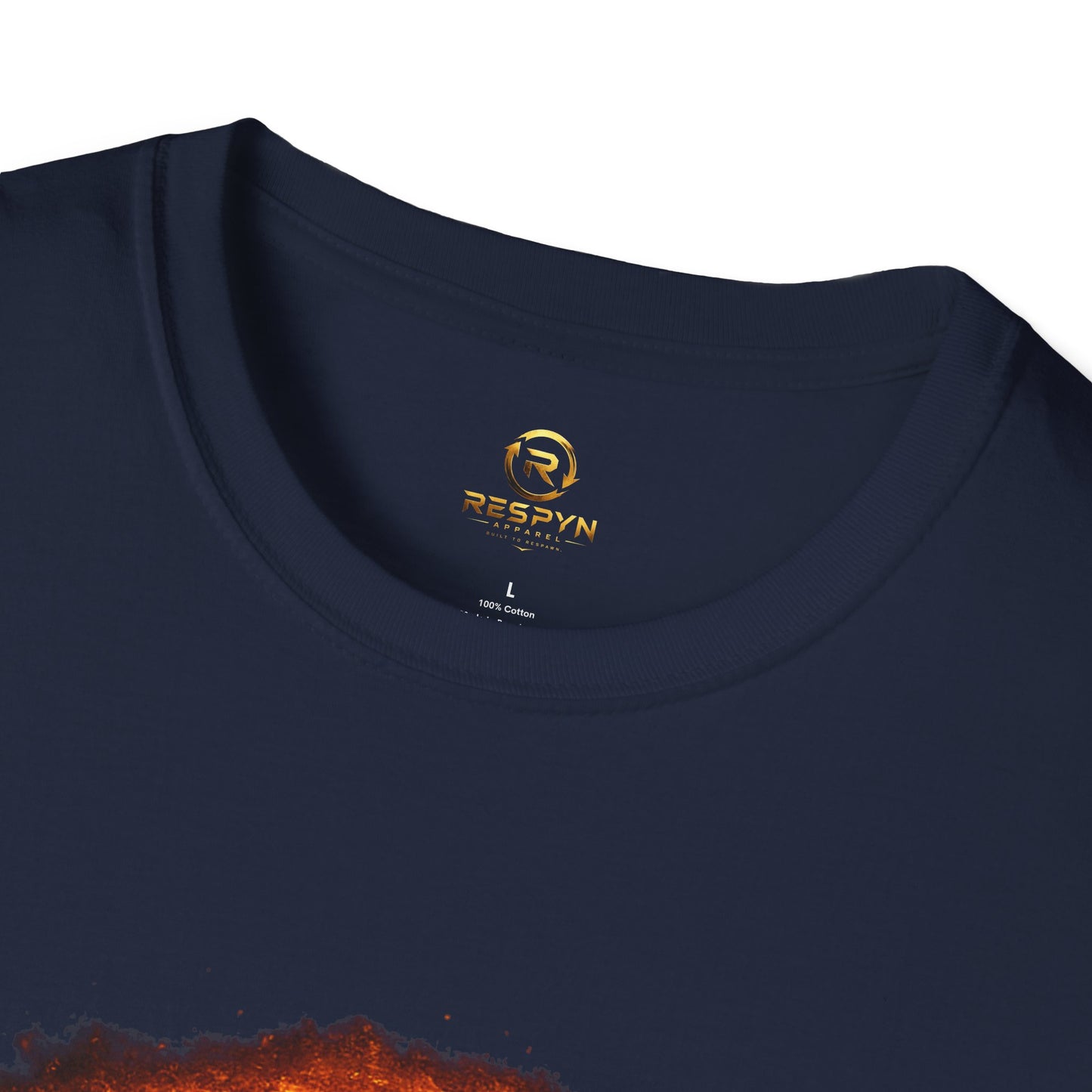 The Final Zone Graphic T-Shirt — Respyn Apparel Fiery Logo Tee