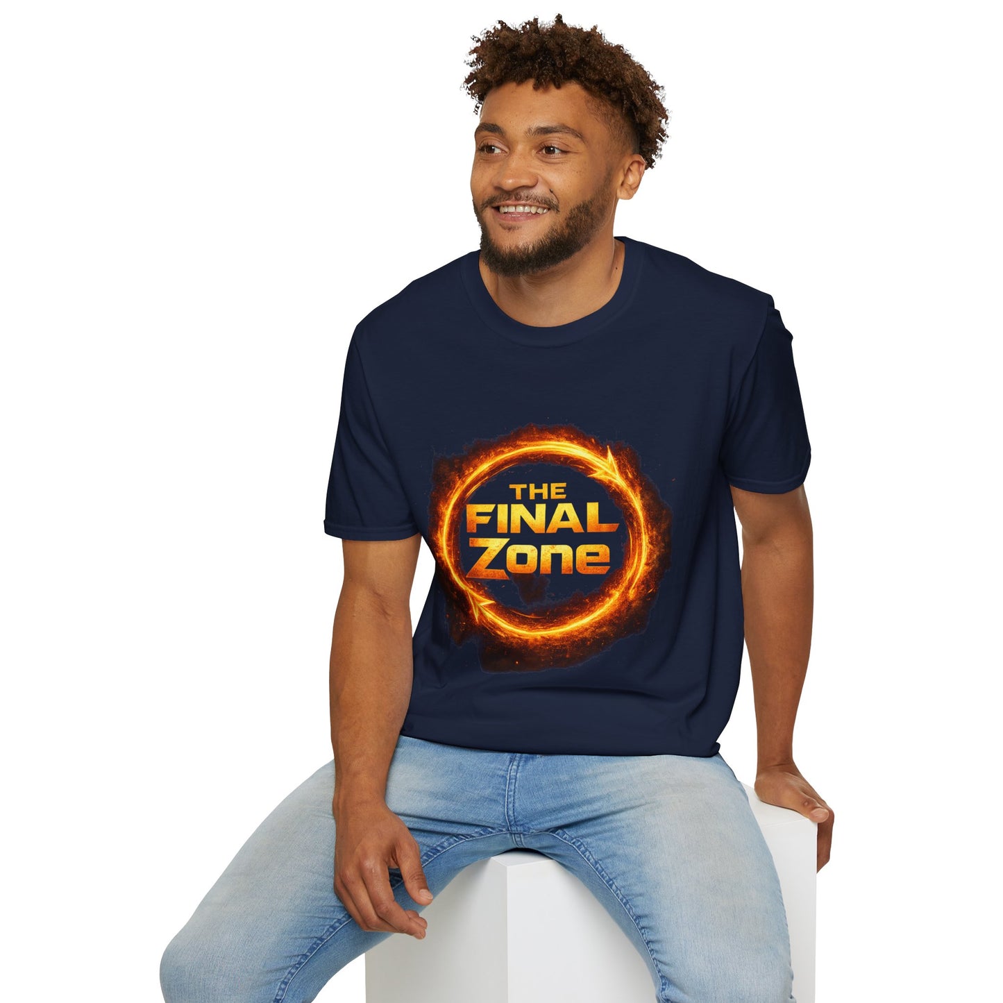 The Final Zone Graphic T-Shirt — Respyn Apparel Fiery Logo Tee