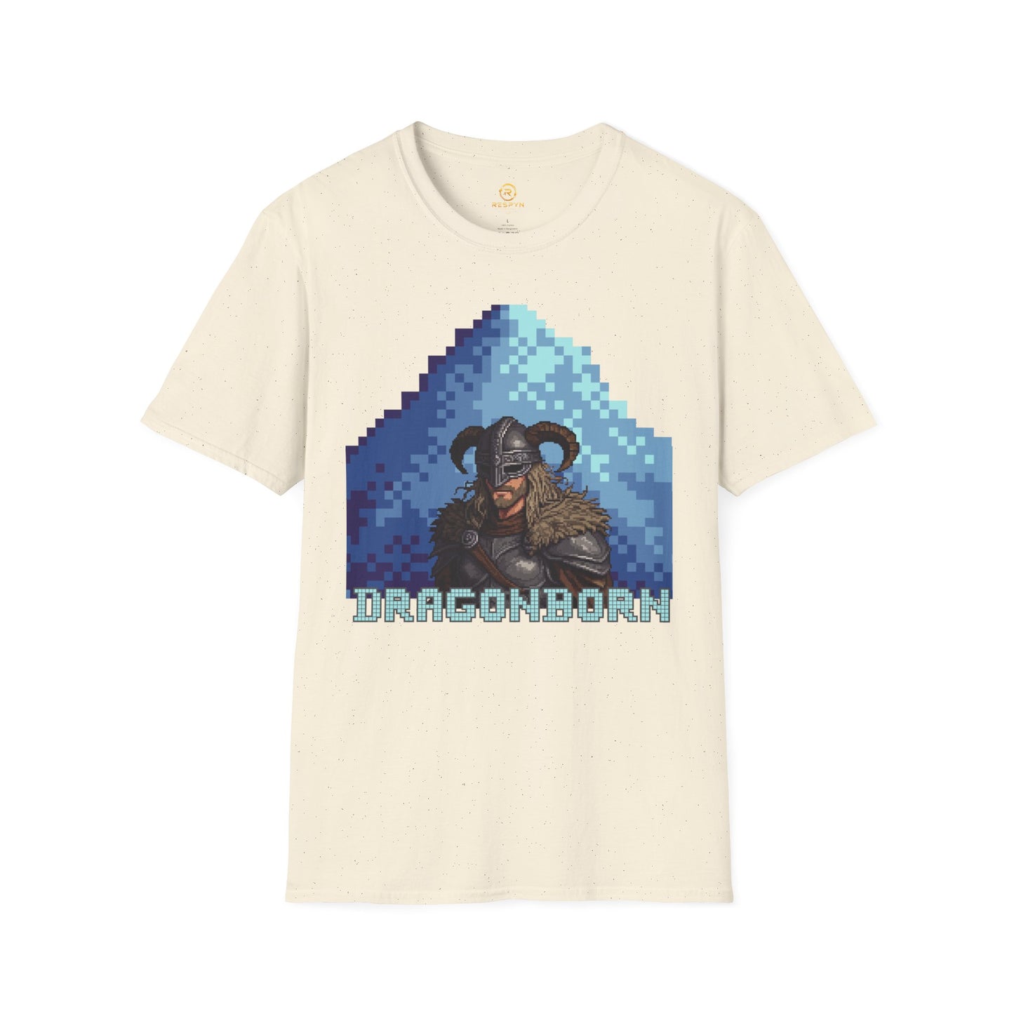 Dragonborn Pixel Shirt – Skyrim Inspired Tee | Retro RPG Gaming T-Shirt | Nordic Warrior Graphic Tee | Gift for Gamers