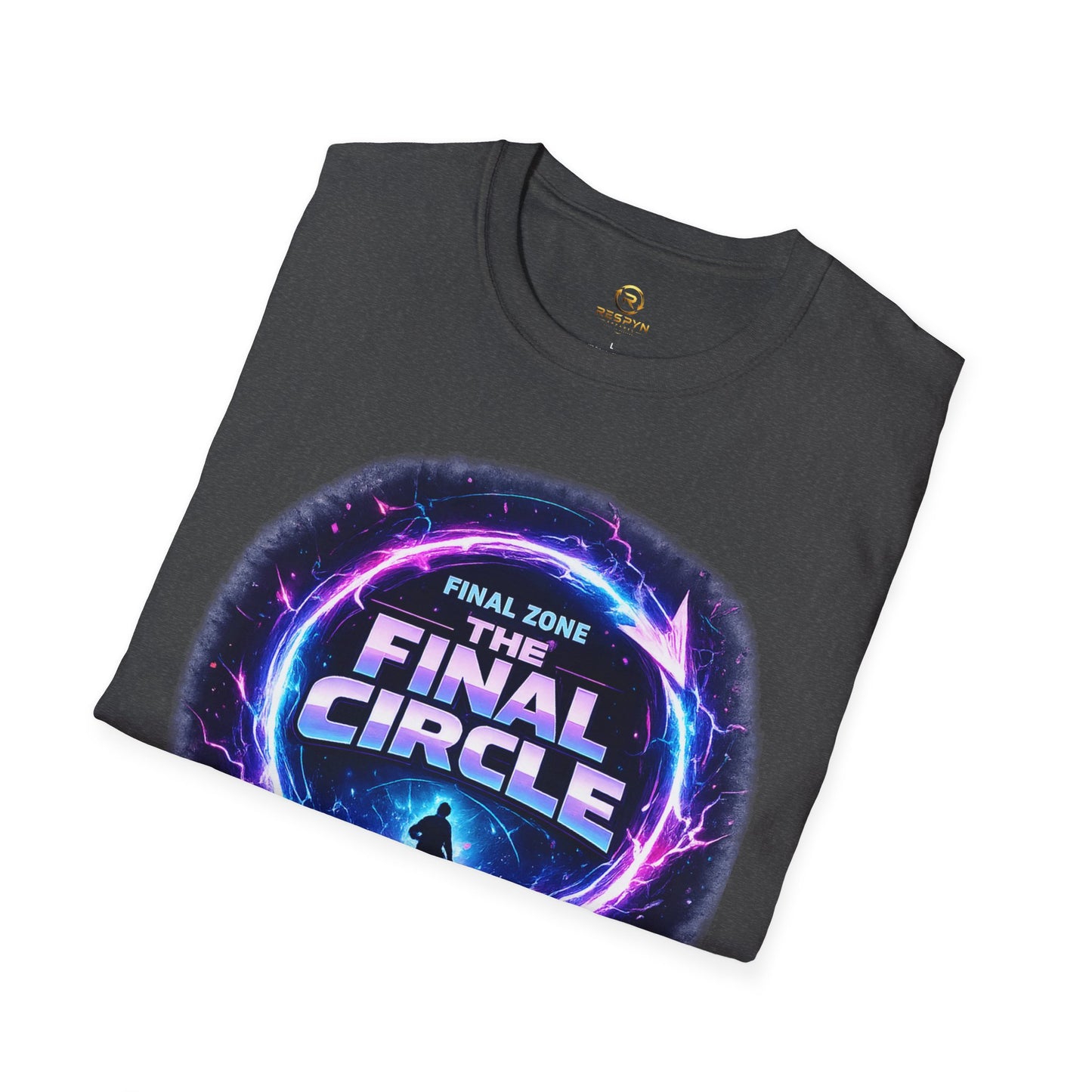 Final Circle Graphic T-Shirt — 'Final Zone' Neon Gamer Tee