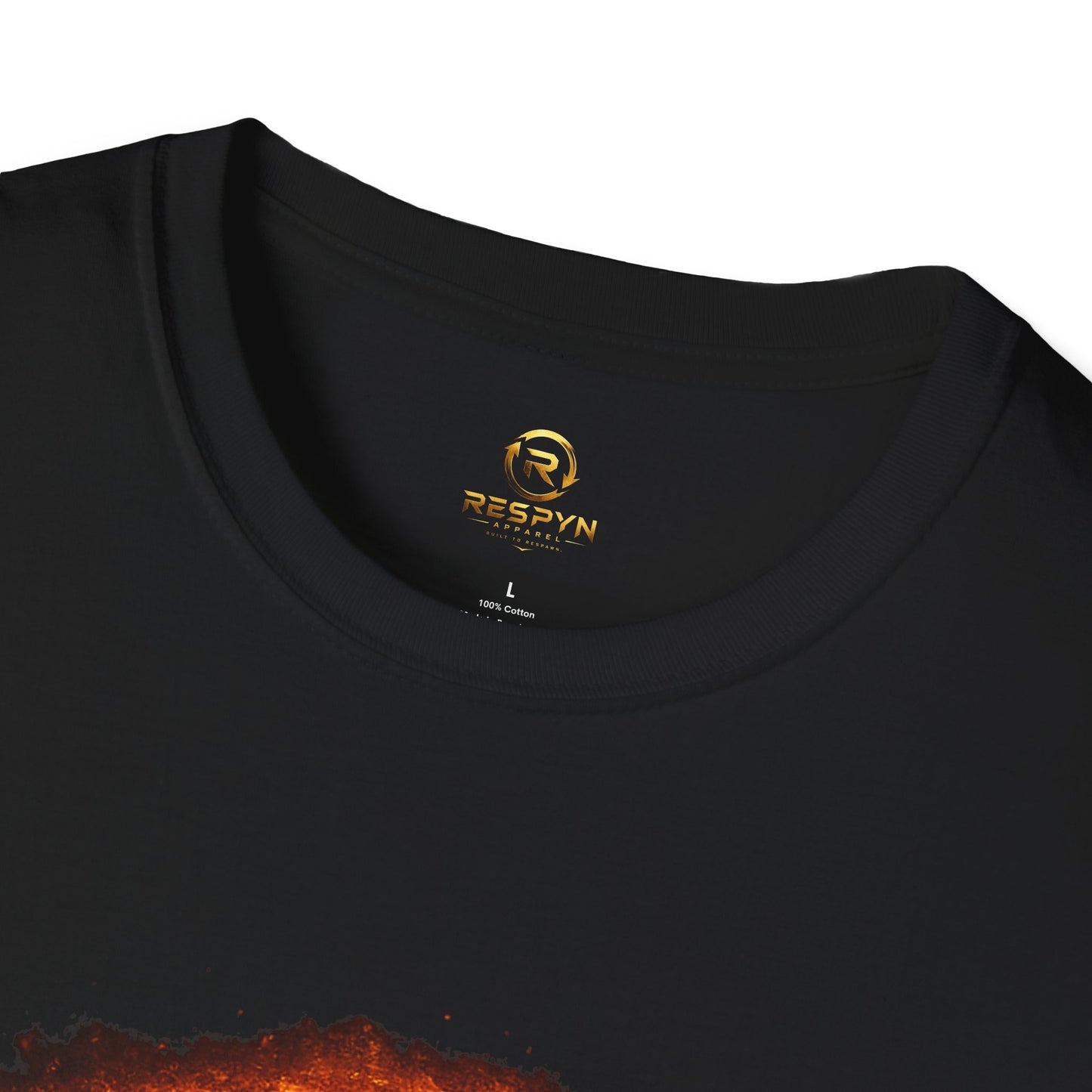 The Final Zone Graphic T-Shirt — Respyn Apparel Fiery Logo Tee