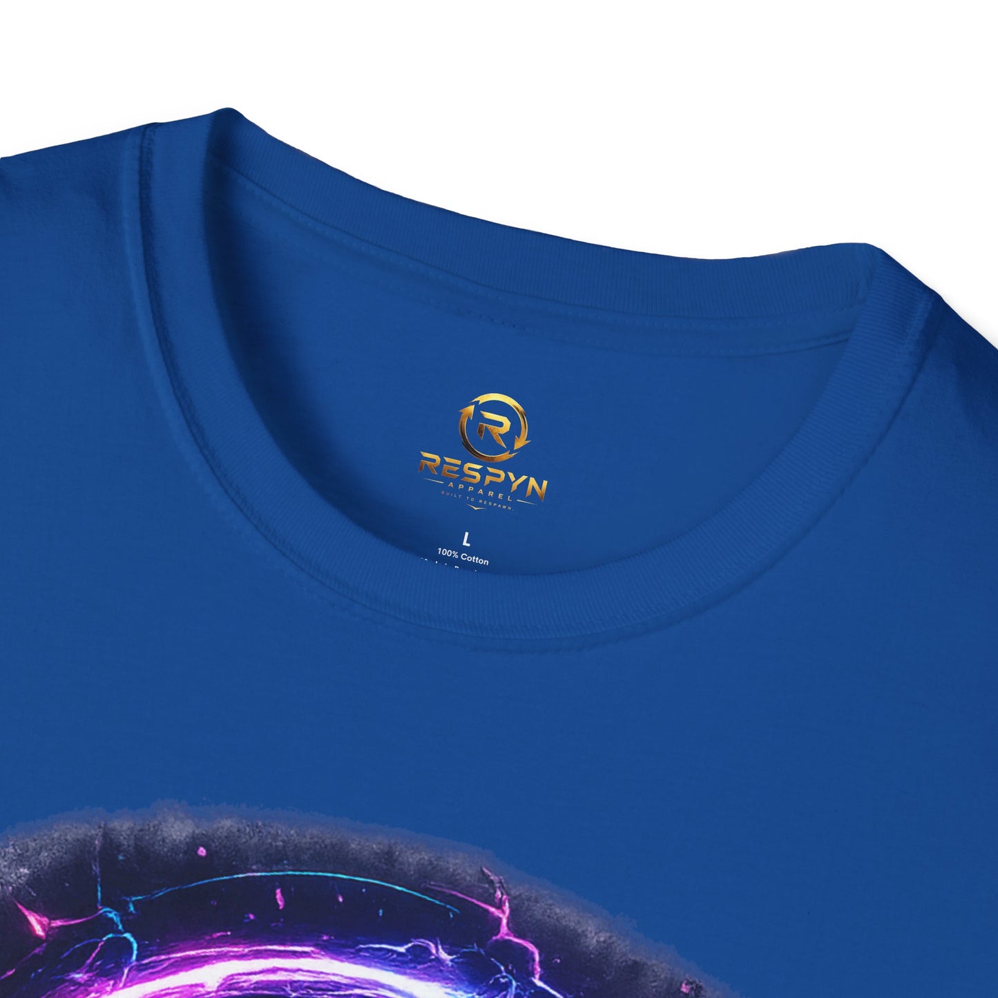 Final Circle Graphic T-Shirt — 'Final Zone' Neon Gamer Tee