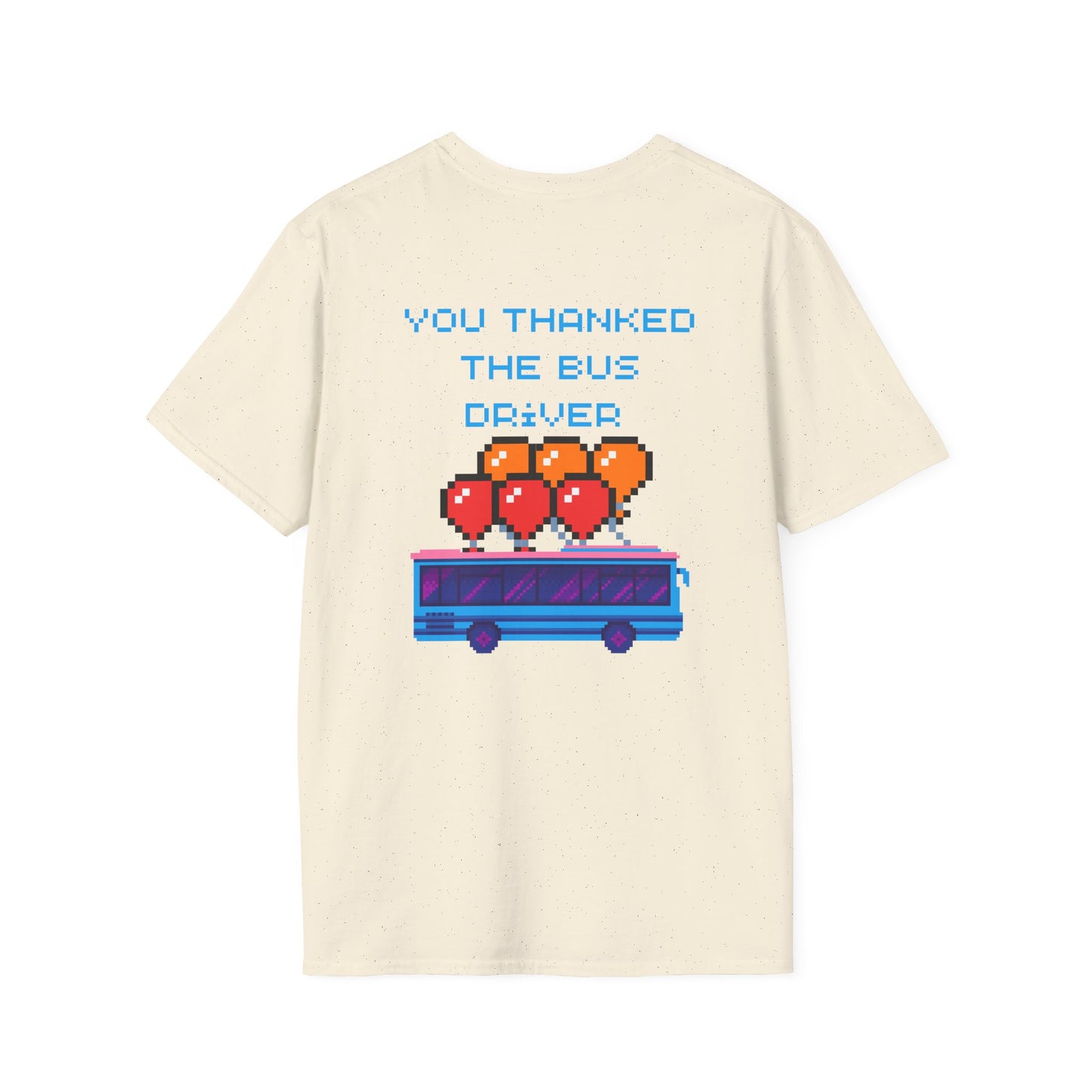 Thank the Bus Driver Shirt – Retro Pixel Gaming Tee, Funny Gamer Gift, Battle Royale Inspired T-Shirt