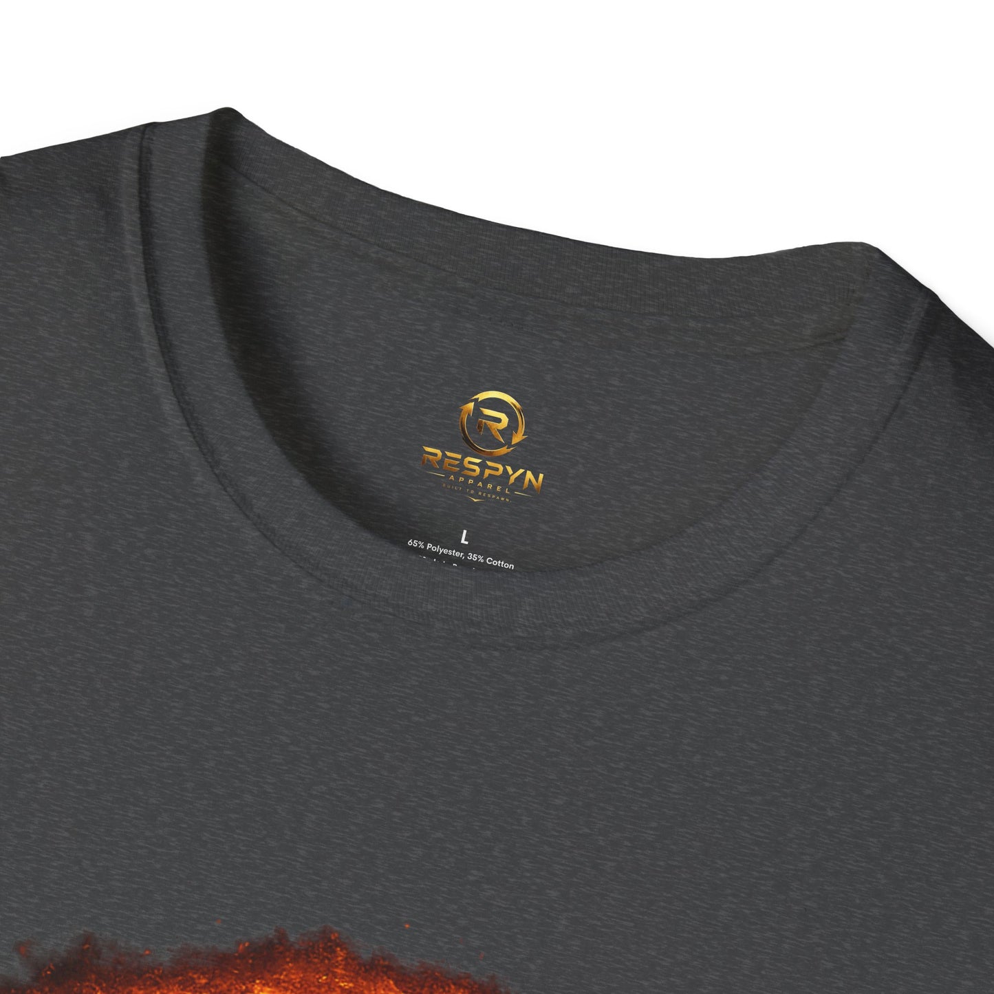 The Final Zone Graphic T-Shirt — Respyn Apparel Fiery Logo Tee