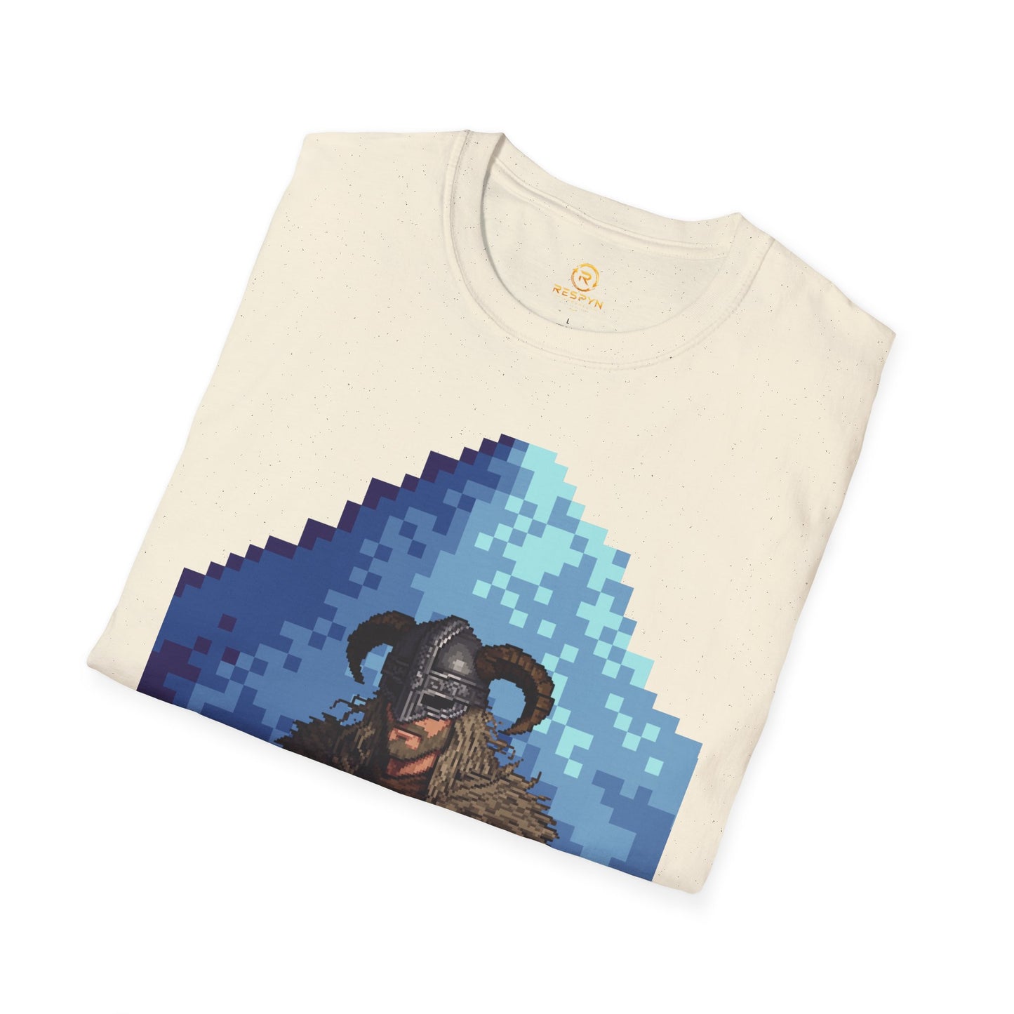 Dragonborn Pixel Shirt – Skyrim Inspired Tee | Retro RPG Gaming T-Shirt | Nordic Warrior Graphic Tee | Gift for Gamers