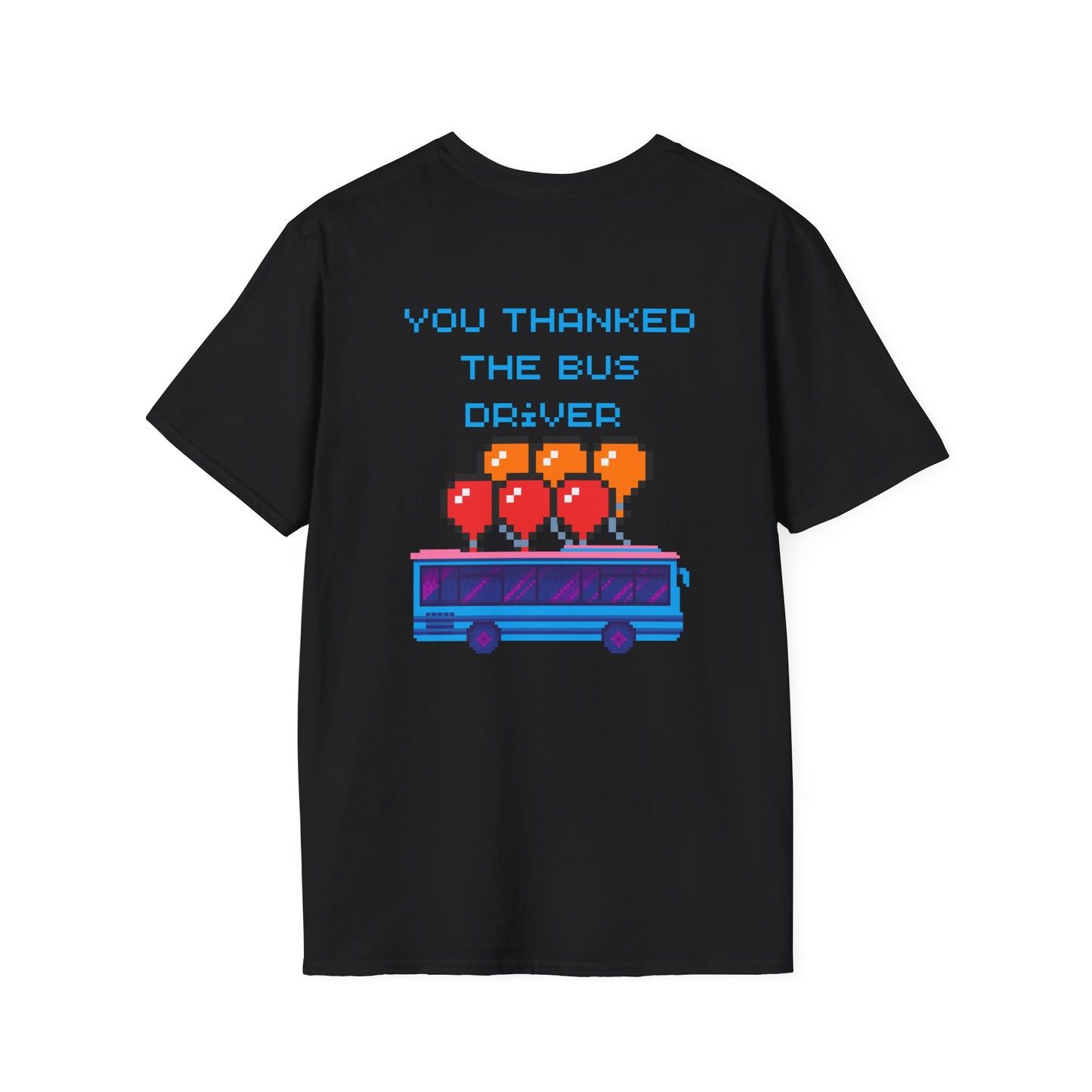 Thank the Bus Driver Shirt – Retro Pixel Gaming Tee, Funny Gamer Gift, Battle Royale Inspired T-Shirt