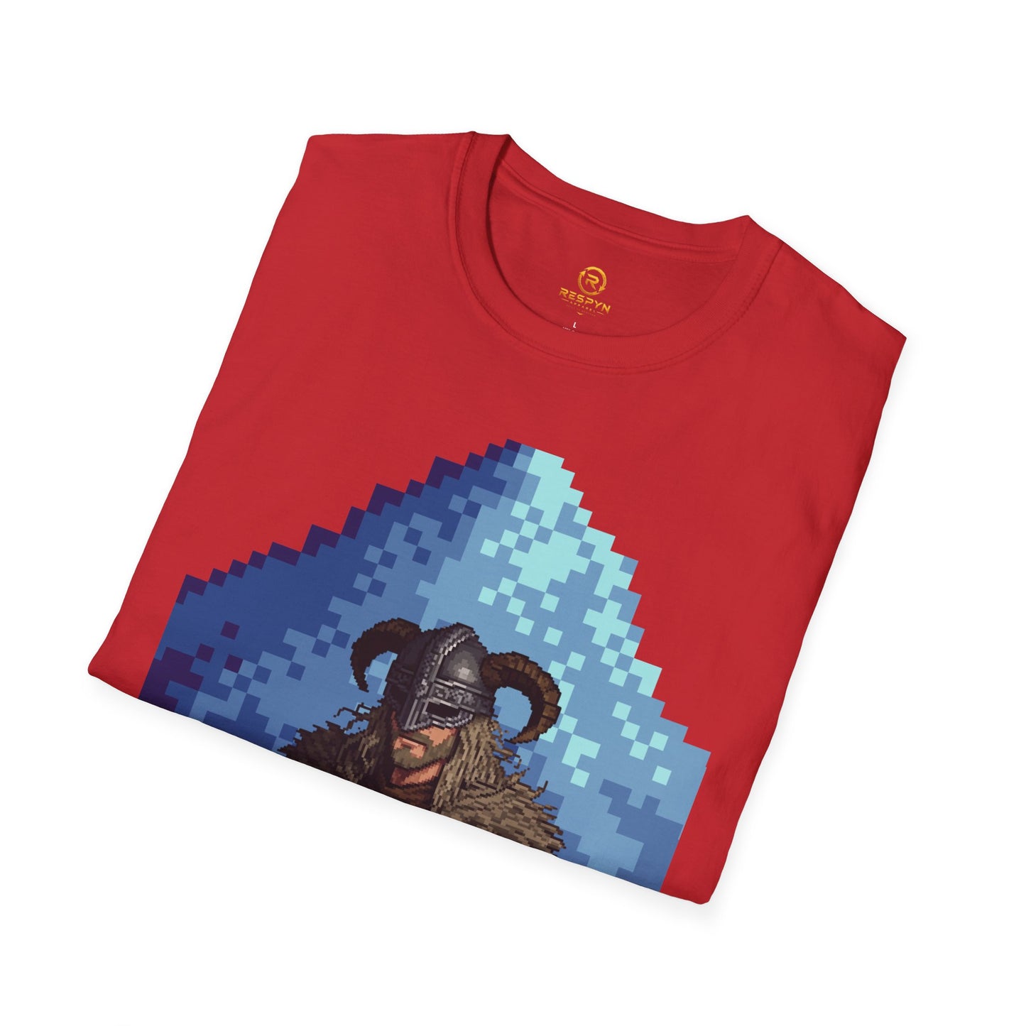 Dragonborn Pixel Shirt – Skyrim Inspired Tee | Retro RPG Gaming T-Shirt | Nordic Warrior Graphic Tee | Gift for Gamers