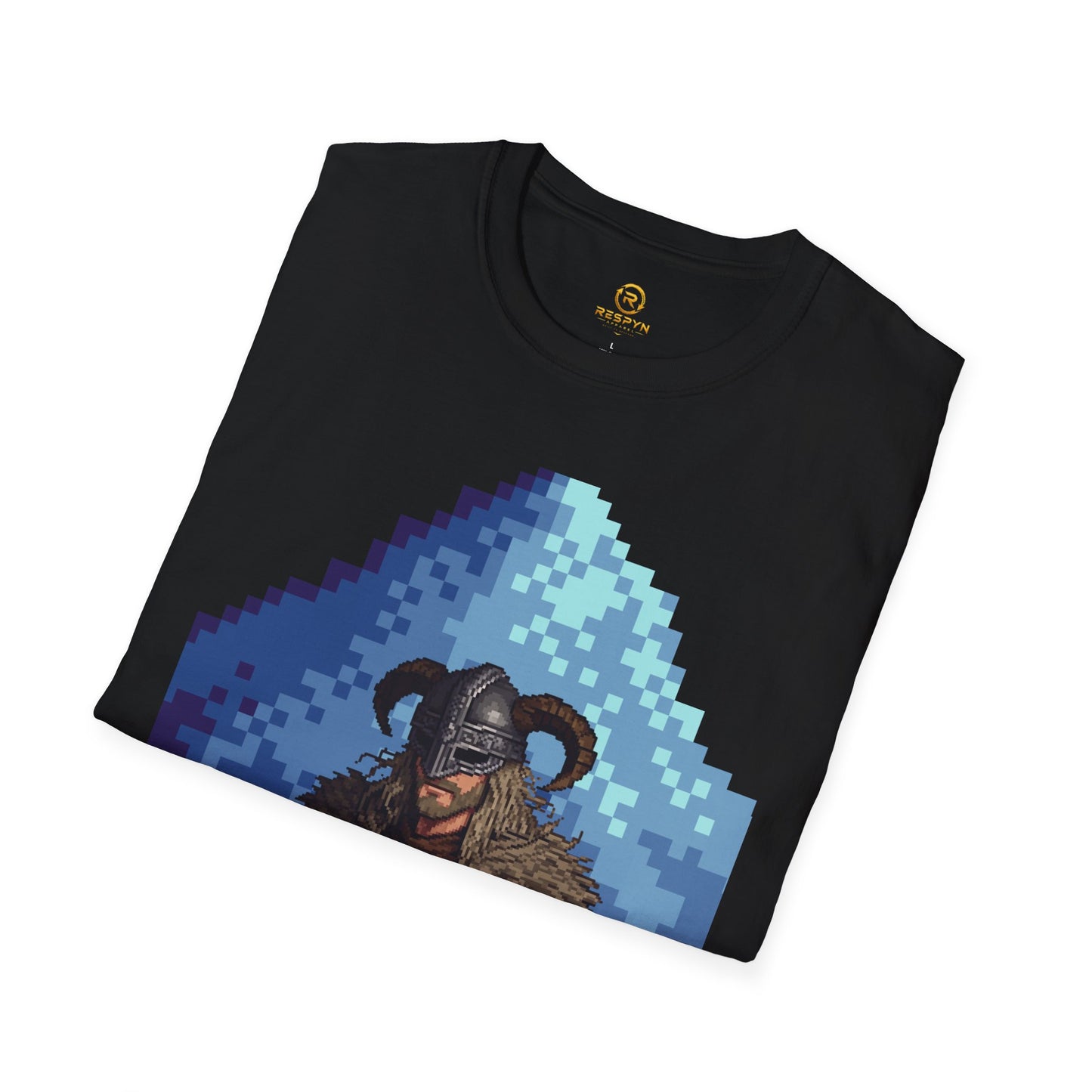 Dragonborn Pixel Shirt – Skyrim Inspired Tee | Retro RPG Gaming T-Shirt | Nordic Warrior Graphic Tee | Gift for Gamers