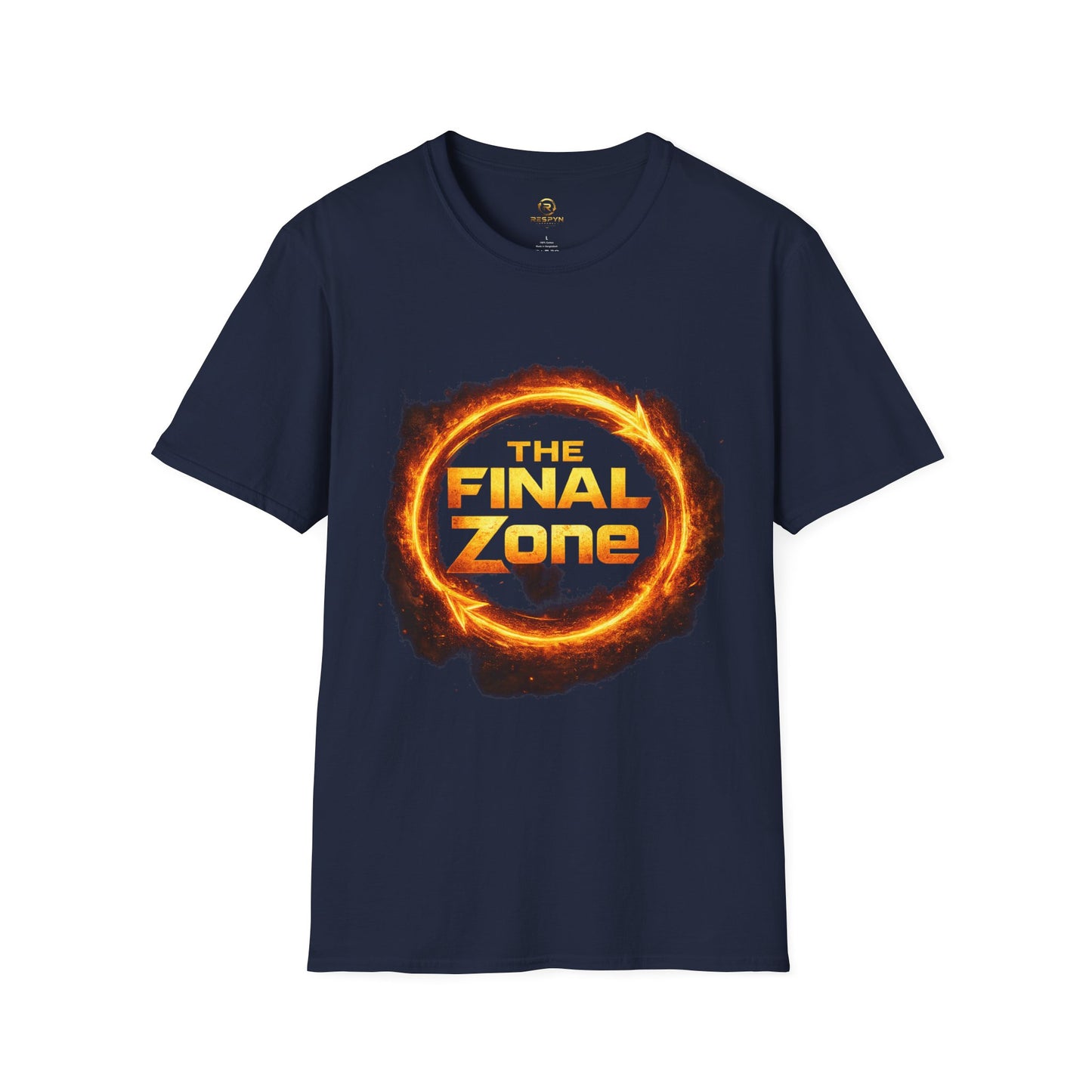 The Final Zone Graphic T-Shirt — Respyn Apparel Fiery Logo Tee