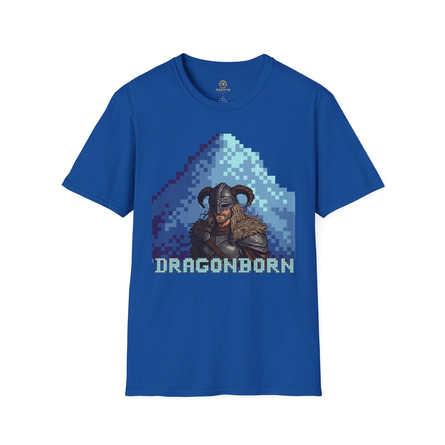 Dragonborn Pixel Shirt – Skyrim Inspired Tee | Retro RPG Gaming T-Shirt | Nordic Warrior Graphic Tee | Gift for Gamers