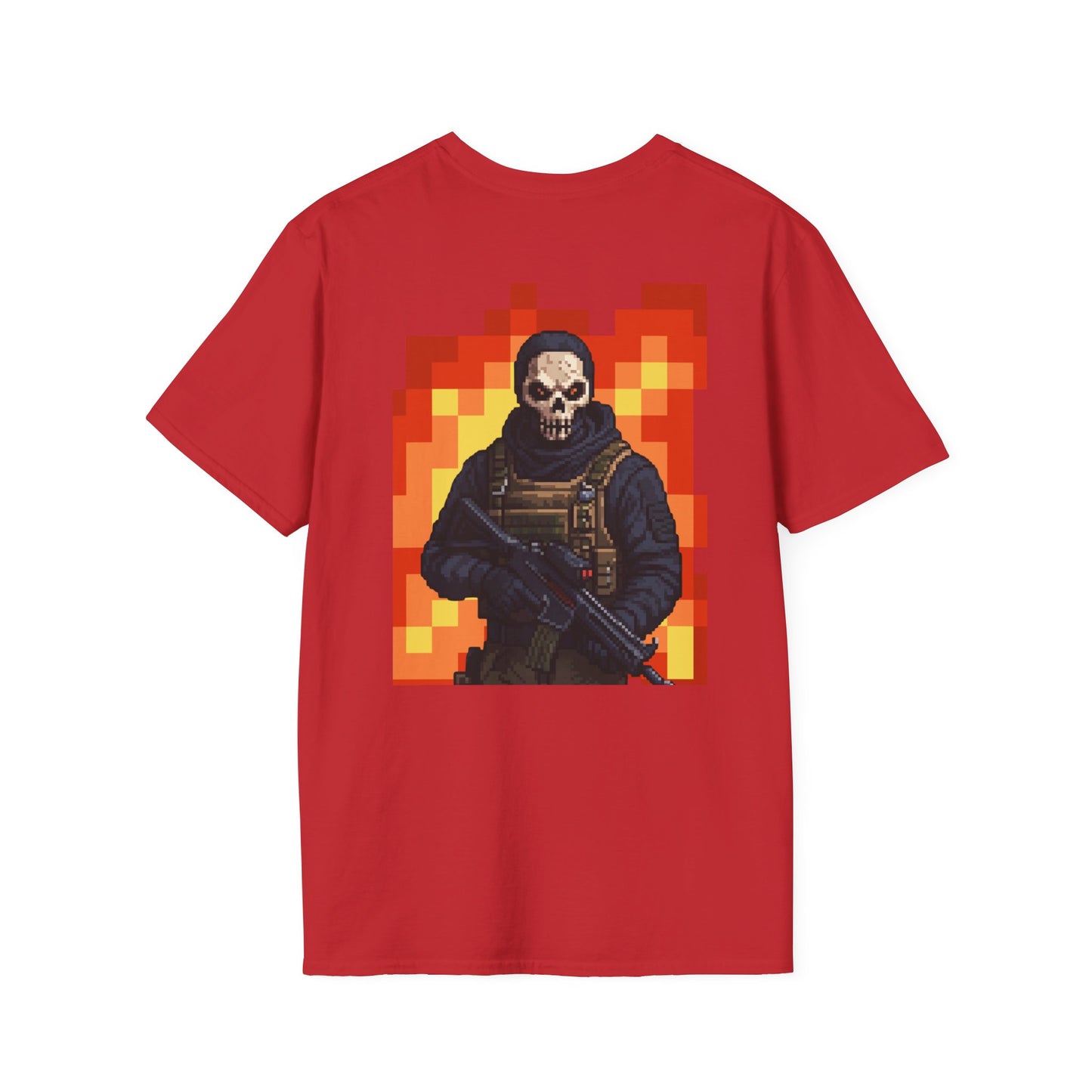 Stealth Skull Operator T-Shirt | Tactical Military Graphic Tee | Ghost-Inspired Warzone Style Shirt | Gamer Streetwear