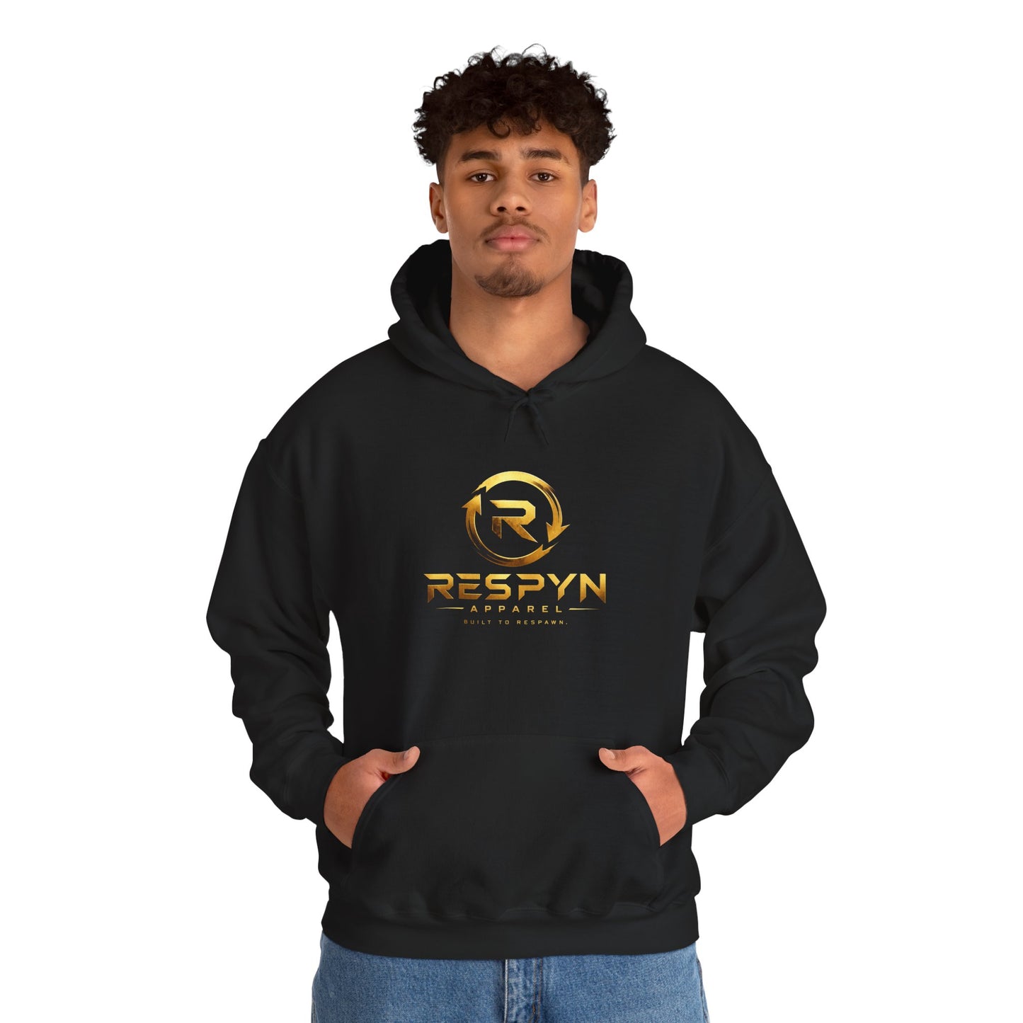 Respyn Gaming Hoodie — "Connection Lost" Retro Futuristic Logo Sweatshirt