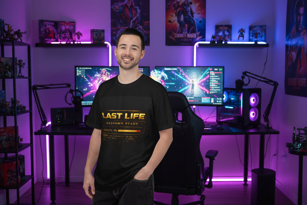 Last Life "Respawn Ready" Graphic T-Shirt