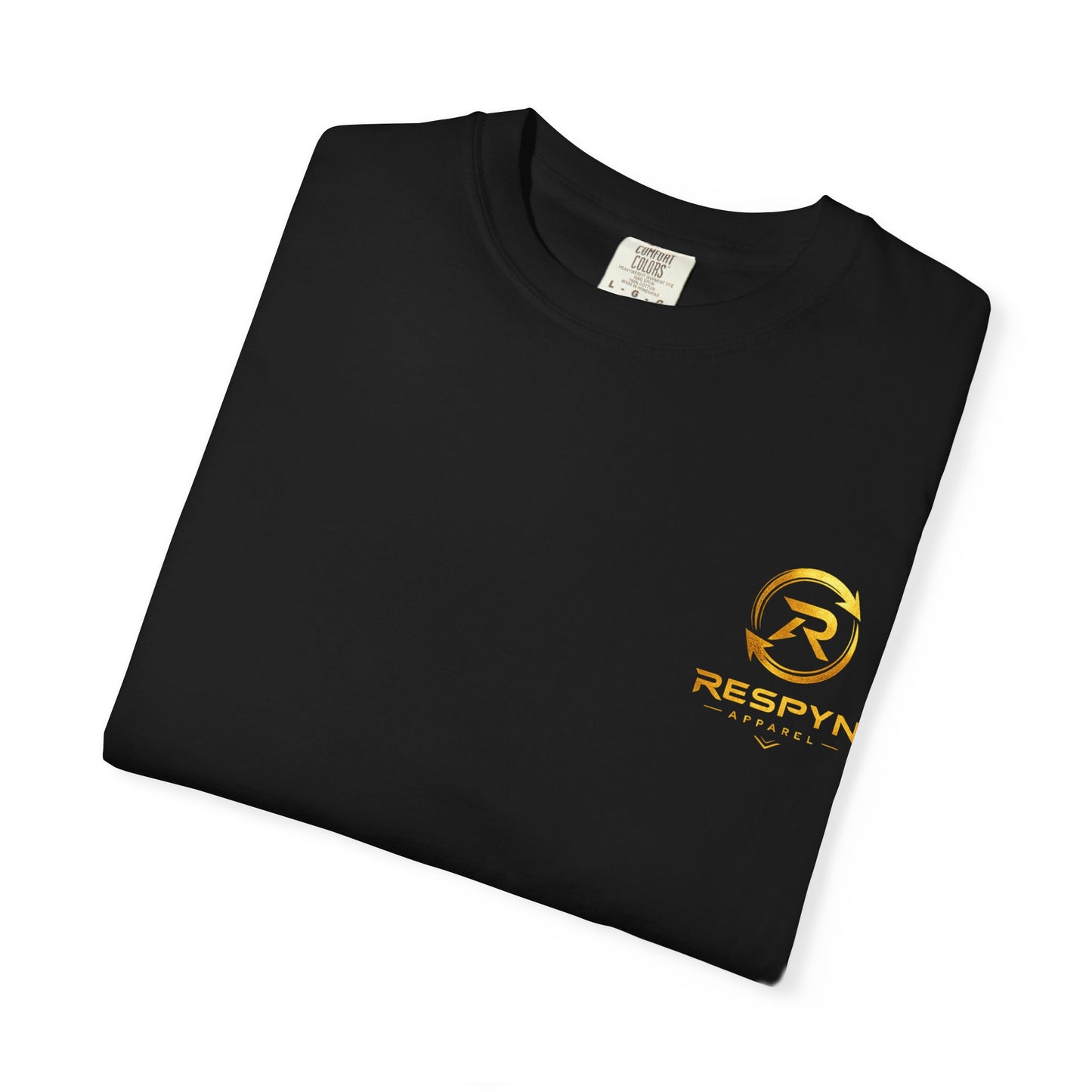 Infinite Respawn T-Shirt — Gold Gamer Logo Tee