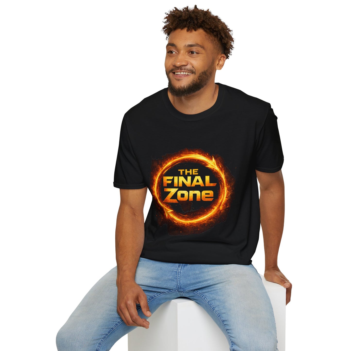 The Final Zone Graphic T-Shirt — Respyn Apparel Fiery Logo Tee