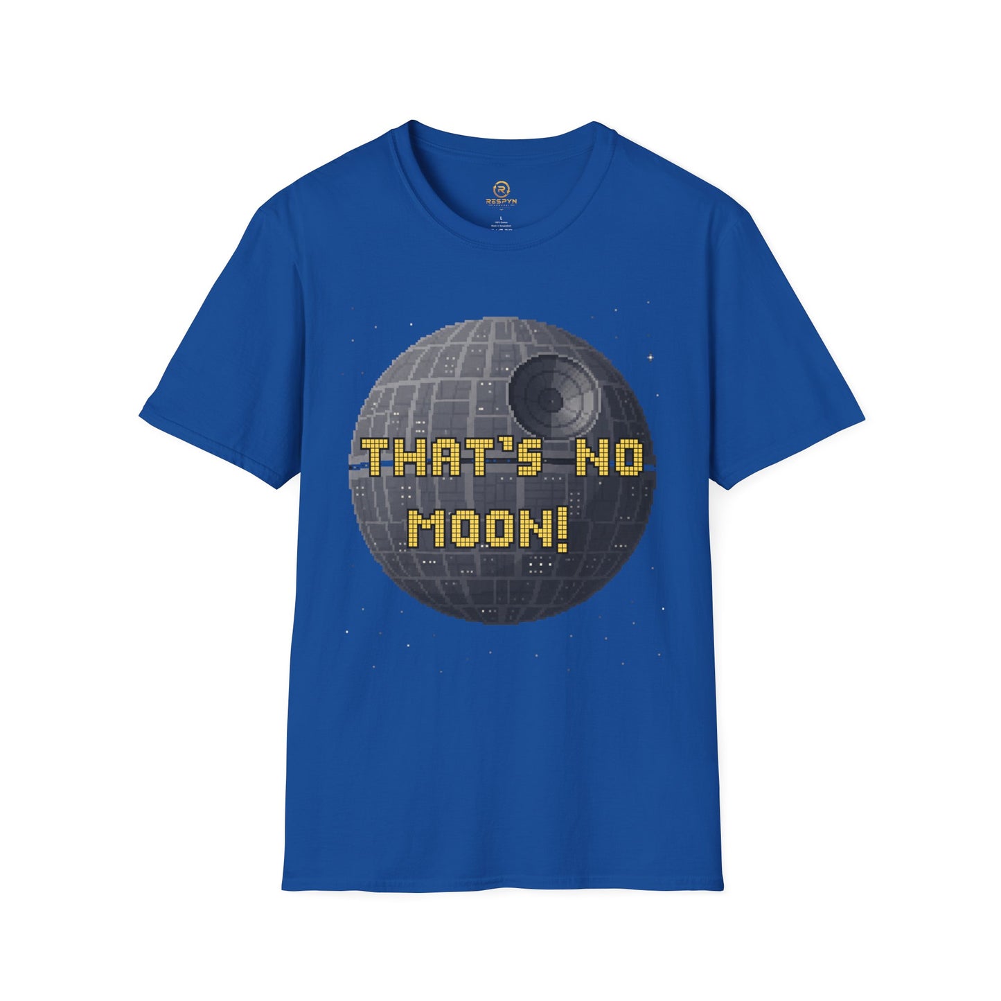 Retro Pixel Space Station T-Shirt – Sci-Fi Gaming Style Tee, Galactic Pixel Art Shirt, Minimalist Space Graphic Tee