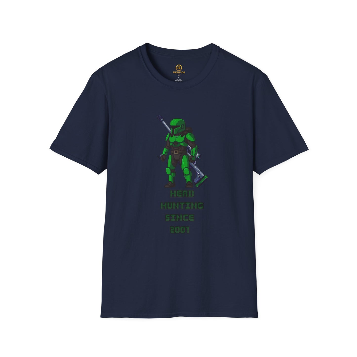 Halo Headhunter Spartan T-Shirt - Head Hunting Since 2001 Master Chief Tee