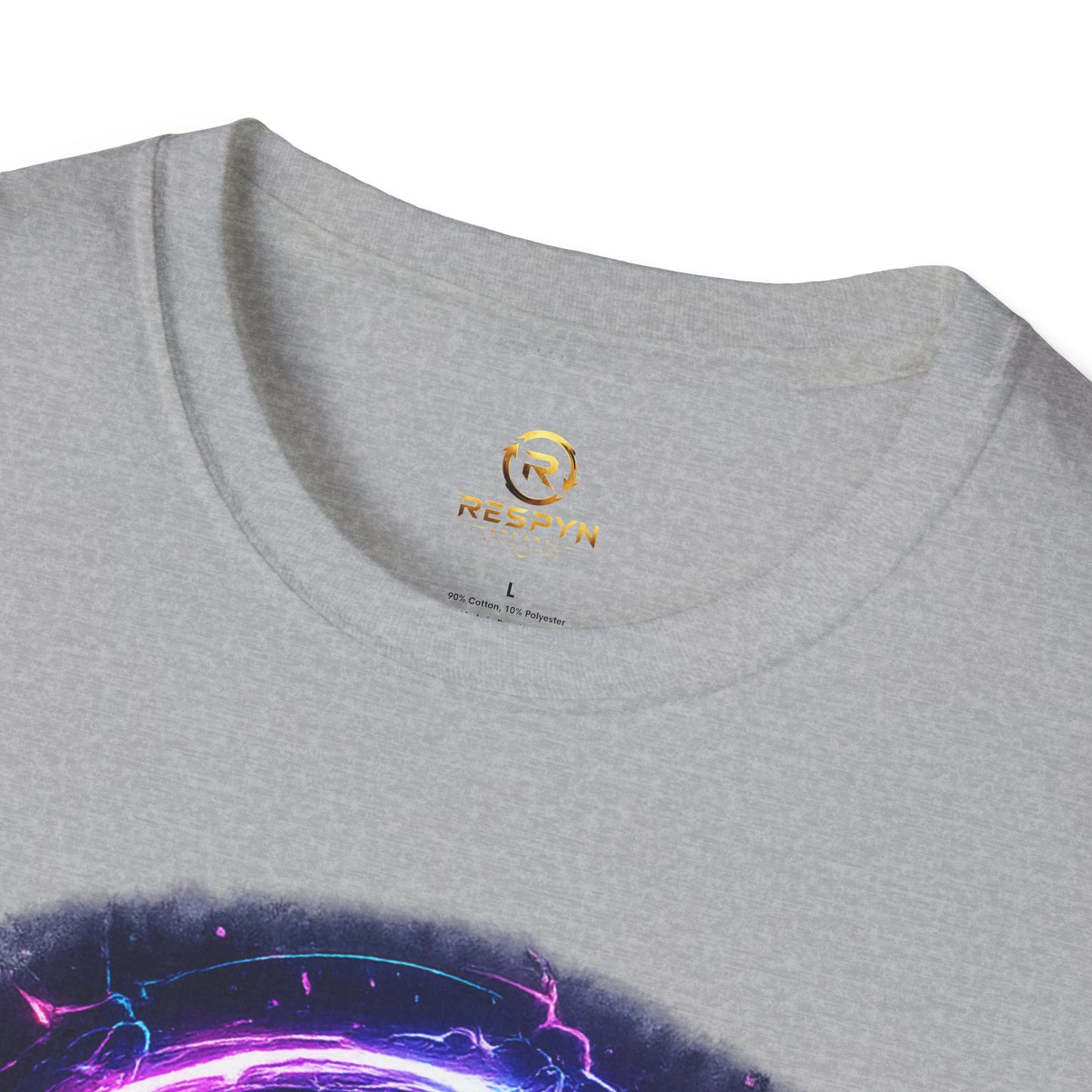 Final Circle Graphic T-Shirt — 'Final Zone' Neon Gamer Tee