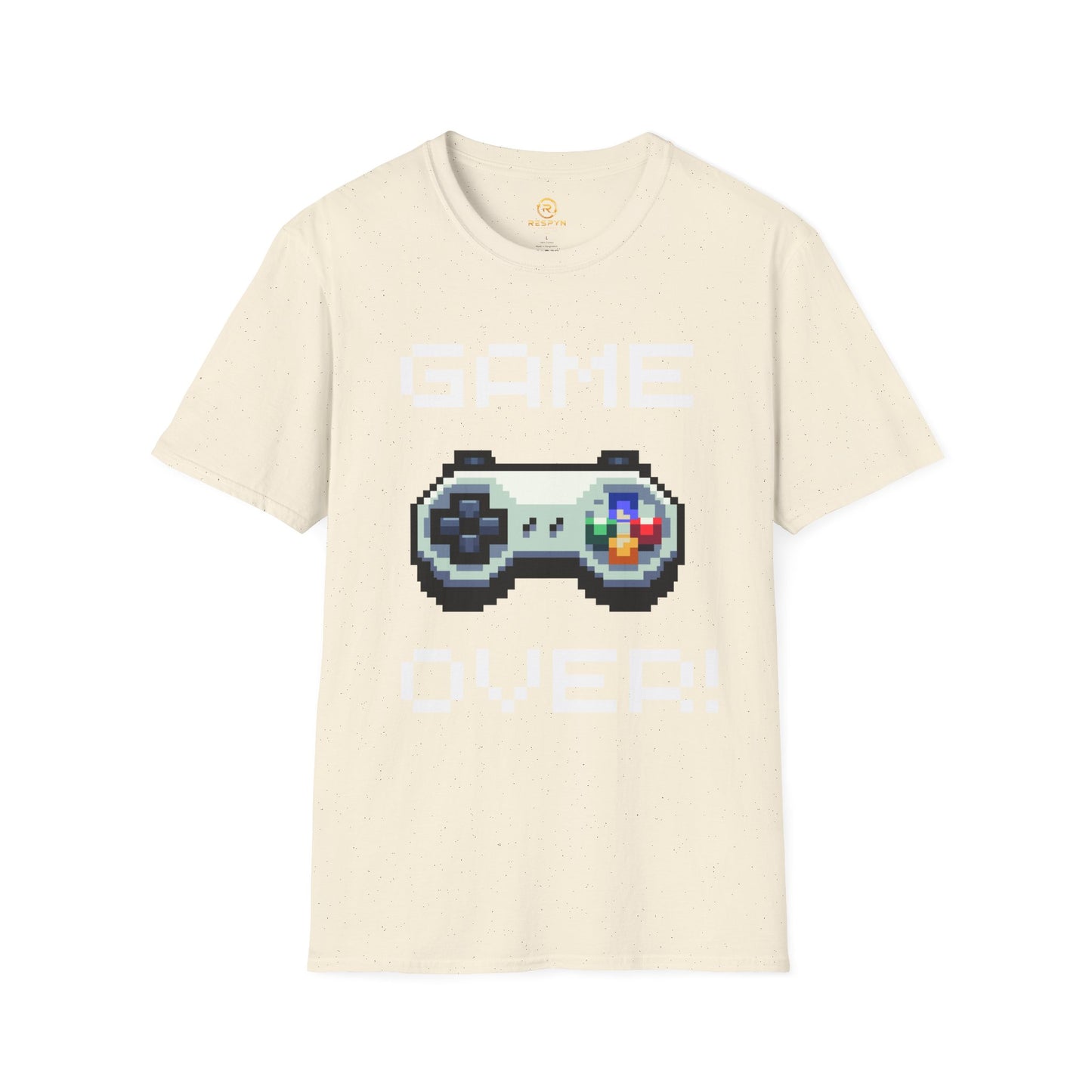Retro Game Over Pixel Controller Shirt | Funny Gamer T-Shirt | 8-Bit Gaming Tee | Gift for Gamers