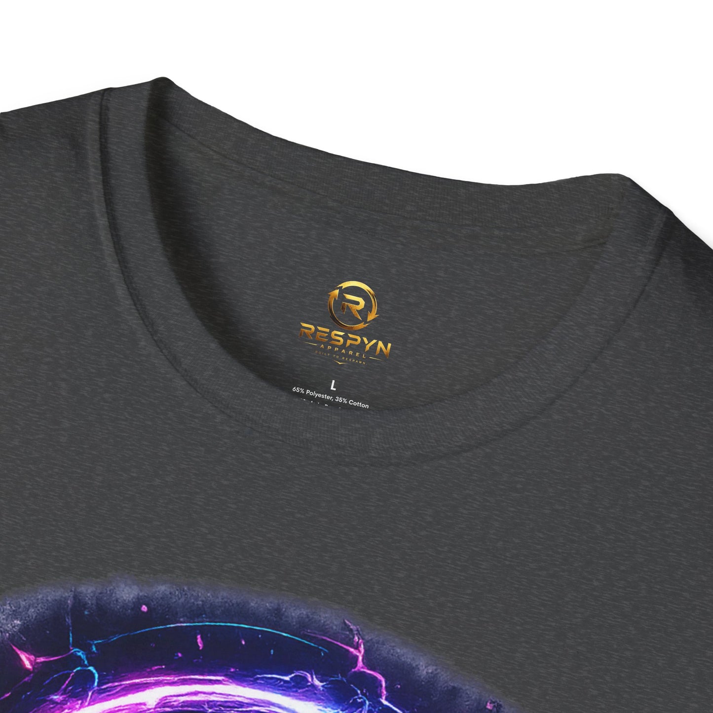 Final Circle Graphic T-Shirt — 'Final Zone' Neon Gamer Tee