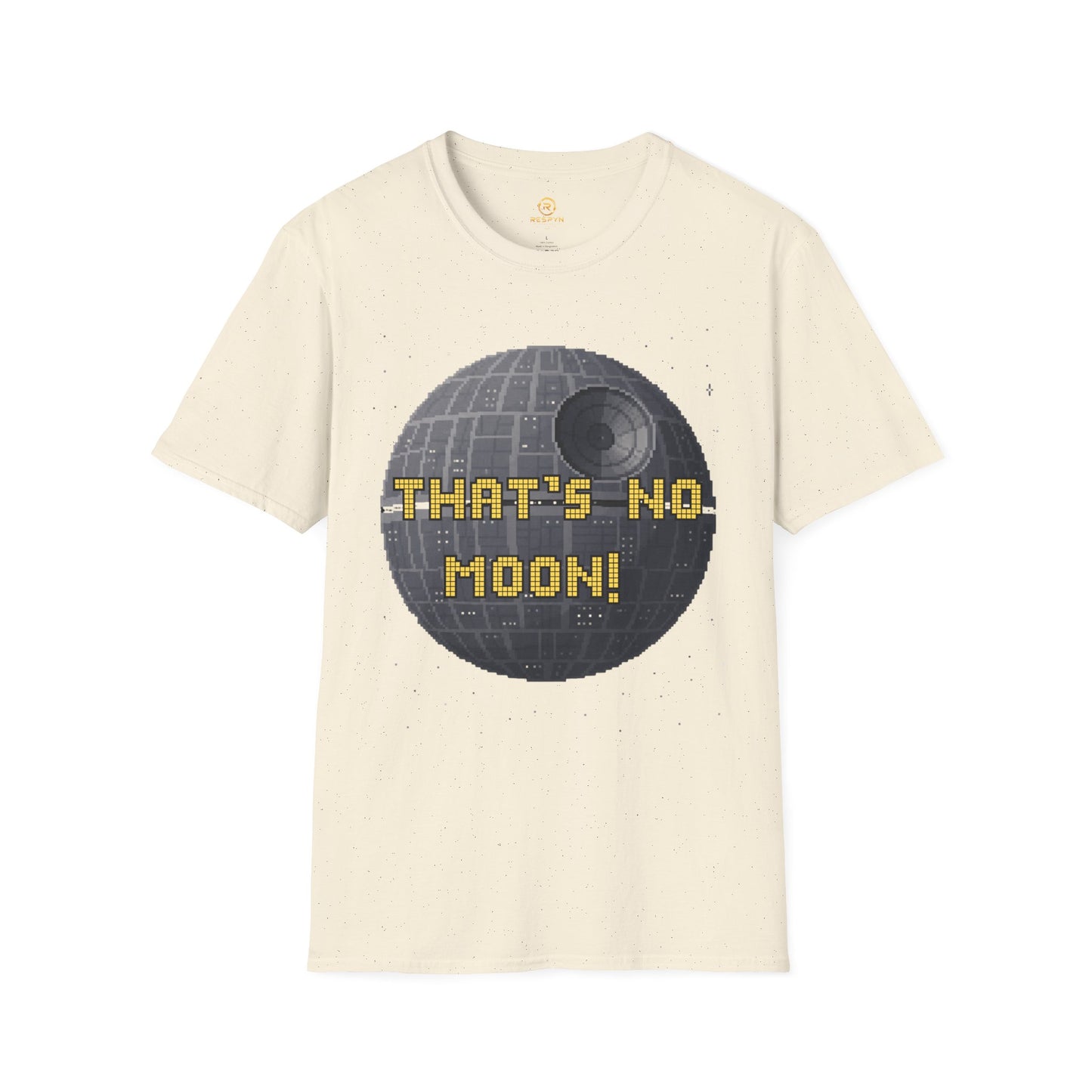 Retro Pixel Space Station T-Shirt – Sci-Fi Gaming Style Tee, Galactic Pixel Art Shirt, Minimalist Space Graphic Tee