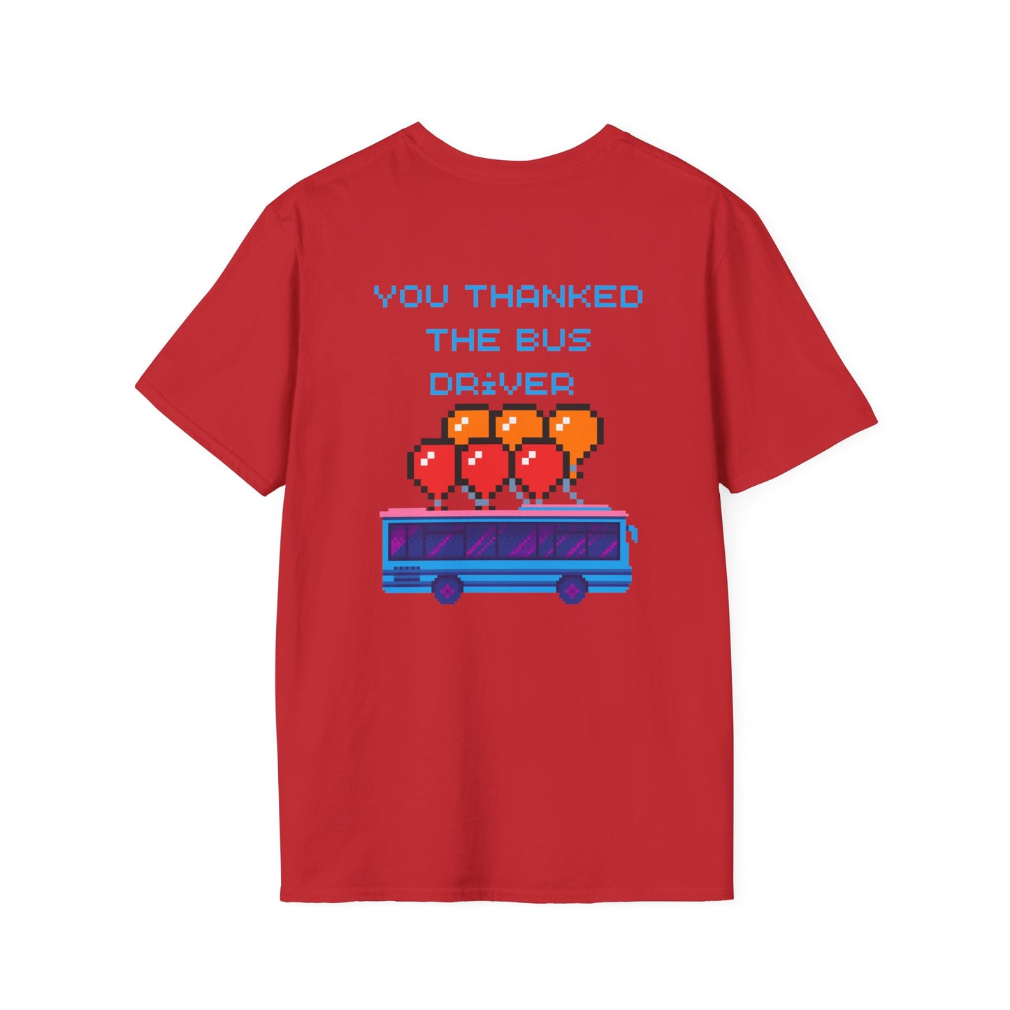 Thank the Bus Driver Shirt – Retro Pixel Gaming Tee, Funny Gamer Gift, Battle Royale Inspired T-Shirt